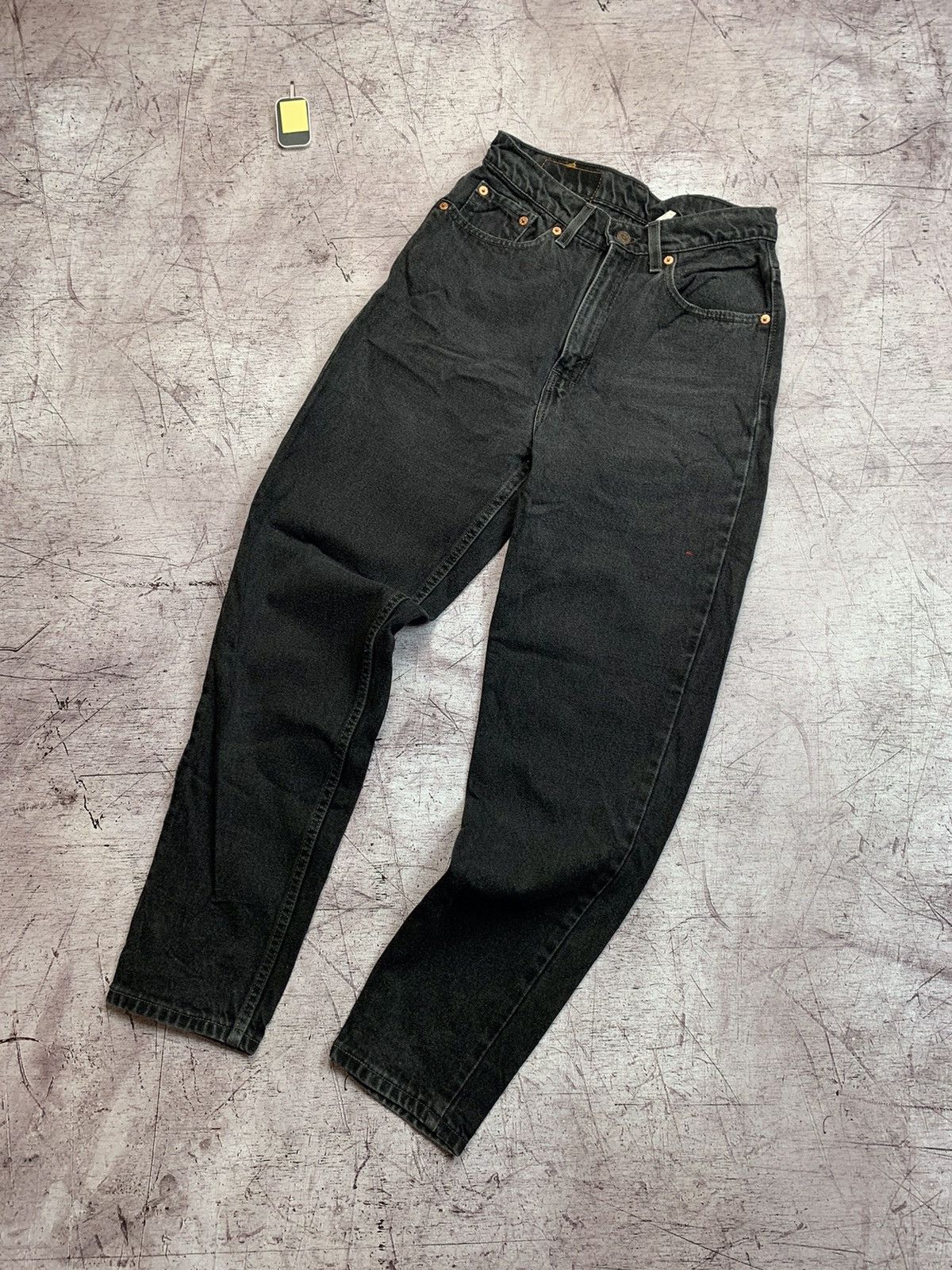 Levi's × Levi's Vintage Clothing × Vintage Levis 512 Vintage Mens Denim Pants Jeans Black Size US 30 / EU 46 - 2 Thumbnail