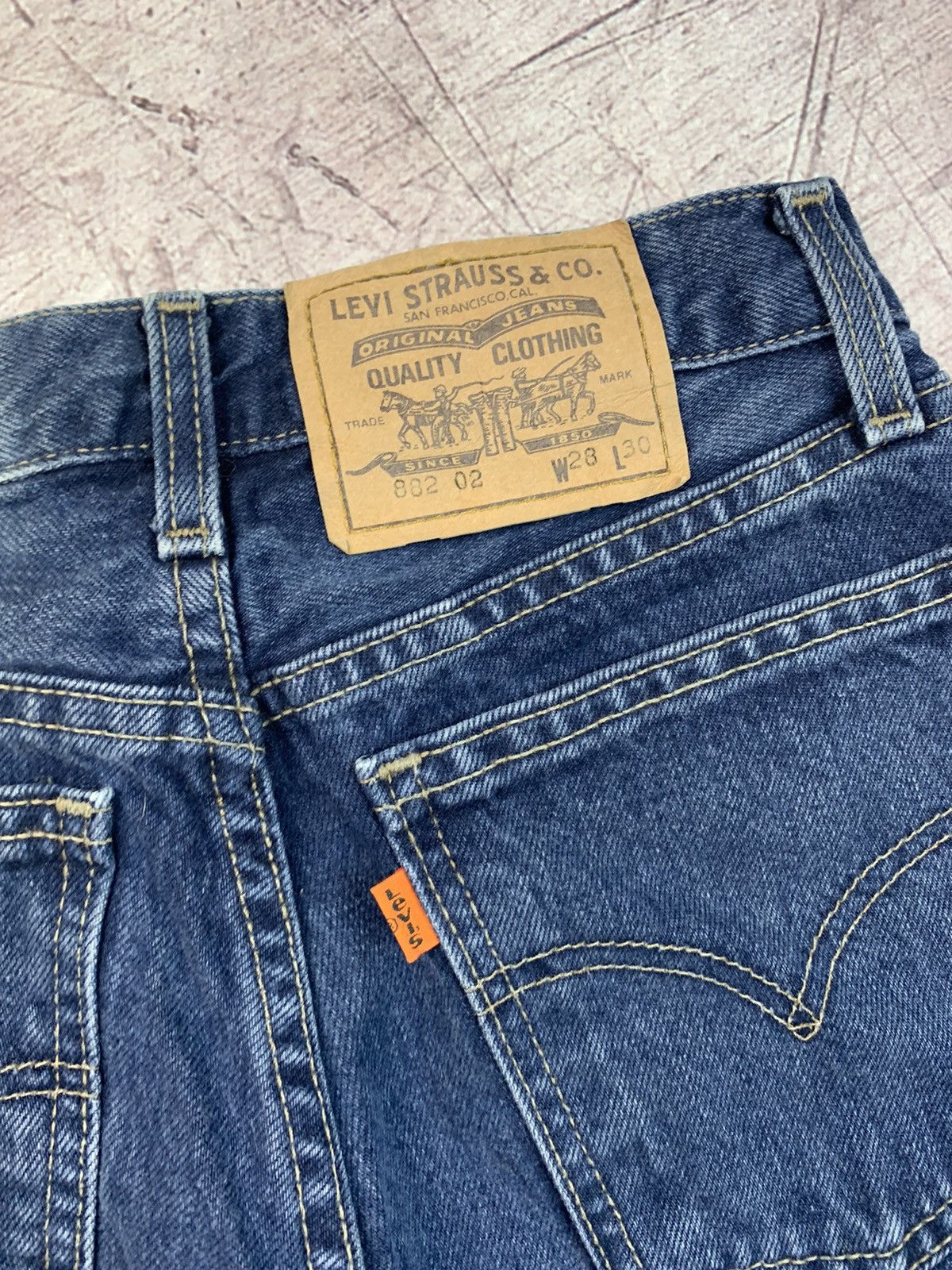 Levi's × Levi's Vintage Clothing Levis 882 Vintage Mens Denim Pants Jeans Blue Size US 28 / EU 44 - 3 Thumbnail