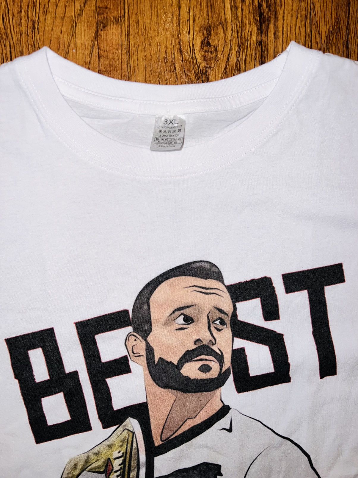 Vintage × WWE × WWF Vintage WWE CM PUNK T-shirt Size US XXL / EU 58 / 5 - 4 Thumbnail