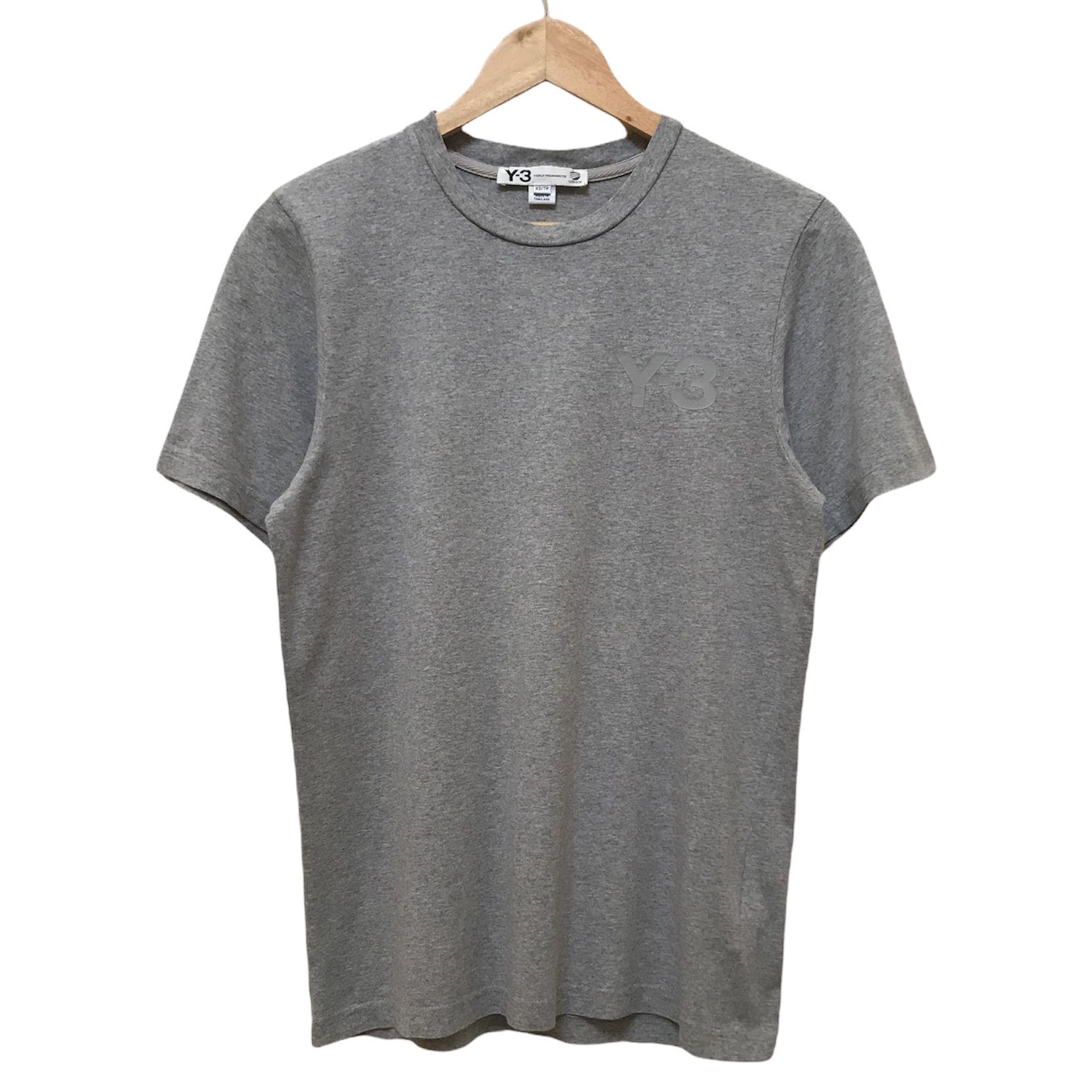 Y 3 Yohji Yamamoto Adidas Big Logo Grey Tee Shirt XS Tops