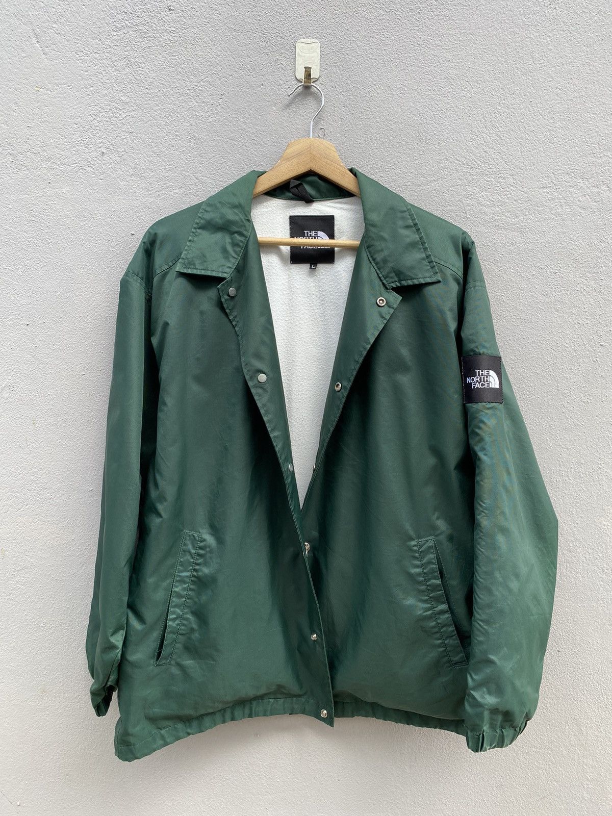 The North Face 🔥RARE🔥 Vintage 80s~90s THE NORTH FACE Patches Green Jacket Size US L / EU 52-54 / 3 - 10 Thumbnail
