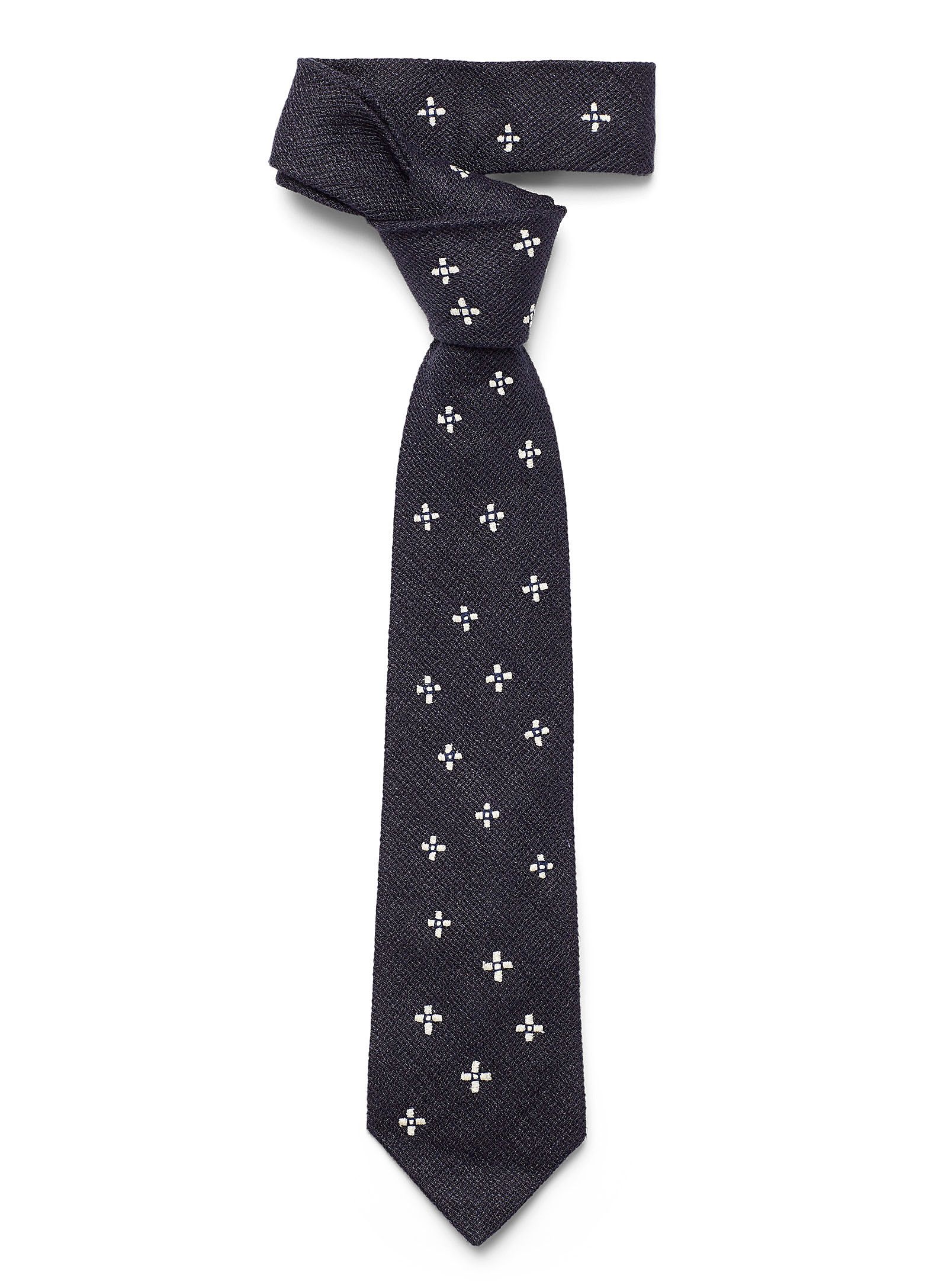 Jupe By Jackie BNWT SS20 JUPE BY JACKIE HAND EMBROIDERED GEO FLOWER TIE Size ONE SIZE - 1 Preview