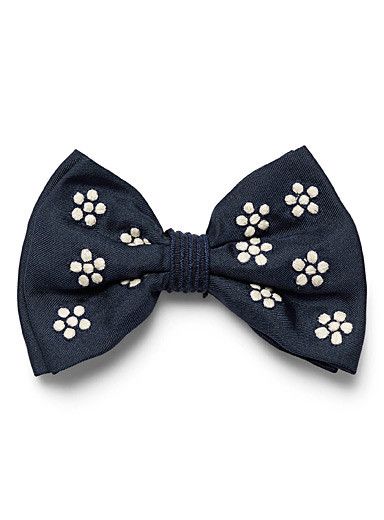 BNWT SS20 JUPE BY JACKIE HAND EMBROIDERED BOW TIE