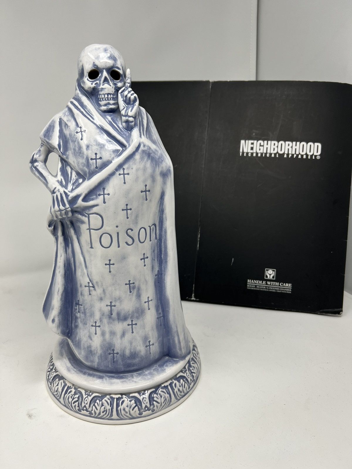image of Neighborhood Original Booze Reaper Incense Chamber in Blue, Men's