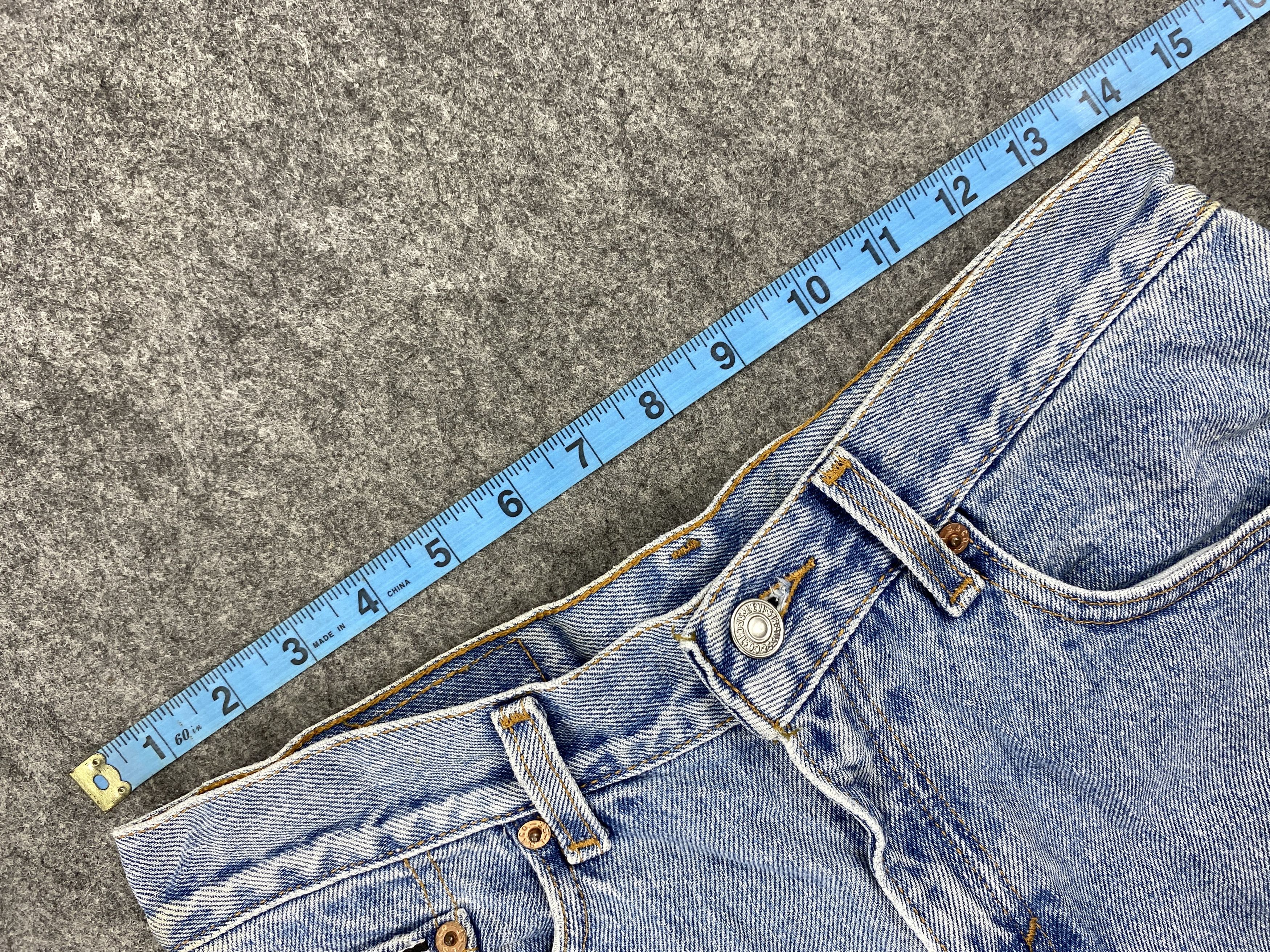 Levi's Blue Patchwork Vintage Levi's 555 28x28 Denim -JN1258 Size US 28 / EU 44 - 5 Thumbnail