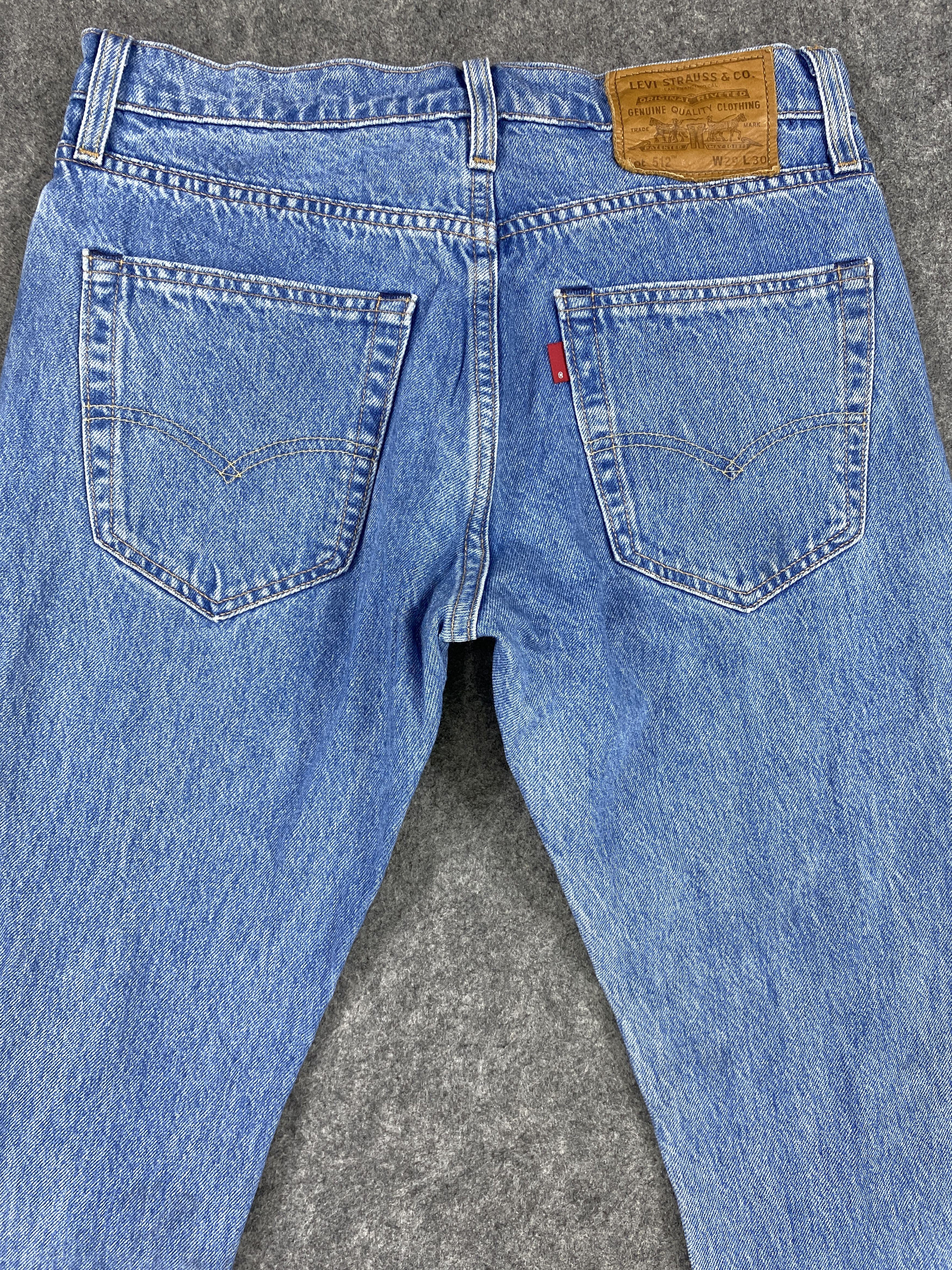 Blue Levi's 512 Jeans 29x26 Denim -SJ064