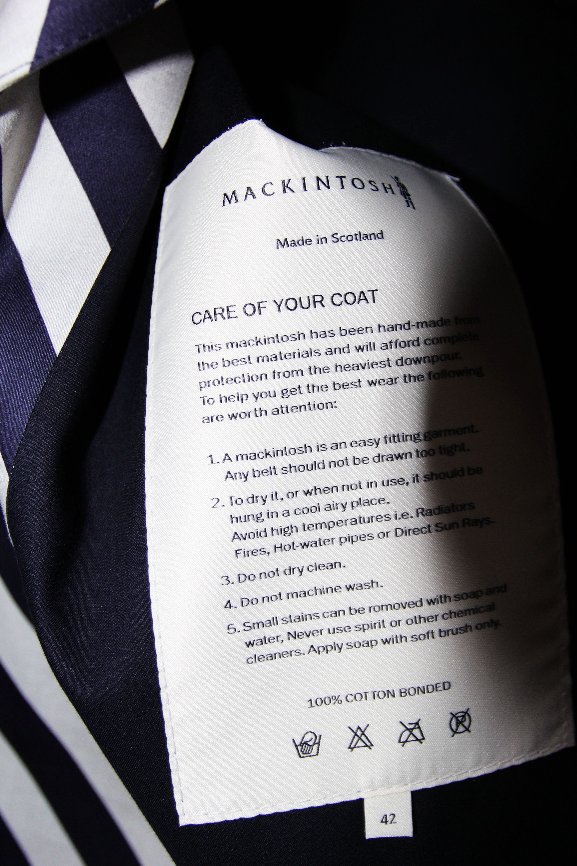 Mackintosh BNWT SS17 MACKINTOSH RAINCOAT 42 Size US L / EU 52-54 / 3 - 14 Thumbnail