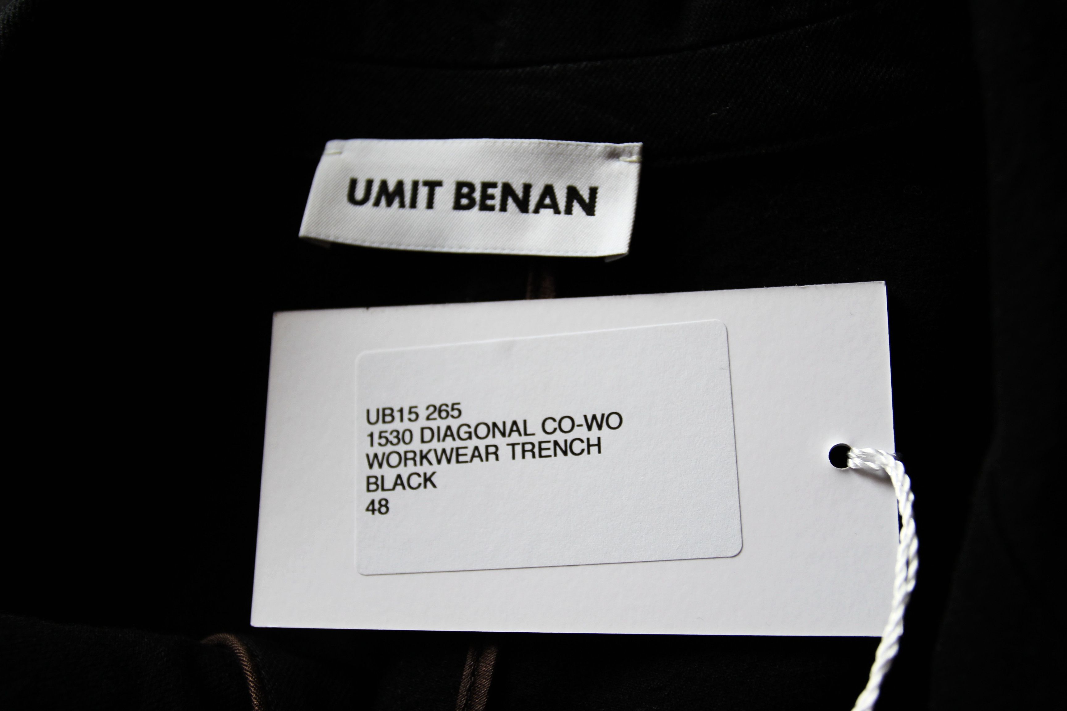 Umit Benan BNWT AW16 UMIT BENAN DIAGONAL WORKWEAR TRENCH COAT 48 Size US M / EU 48-50 / 2 - 8 Thumbnail