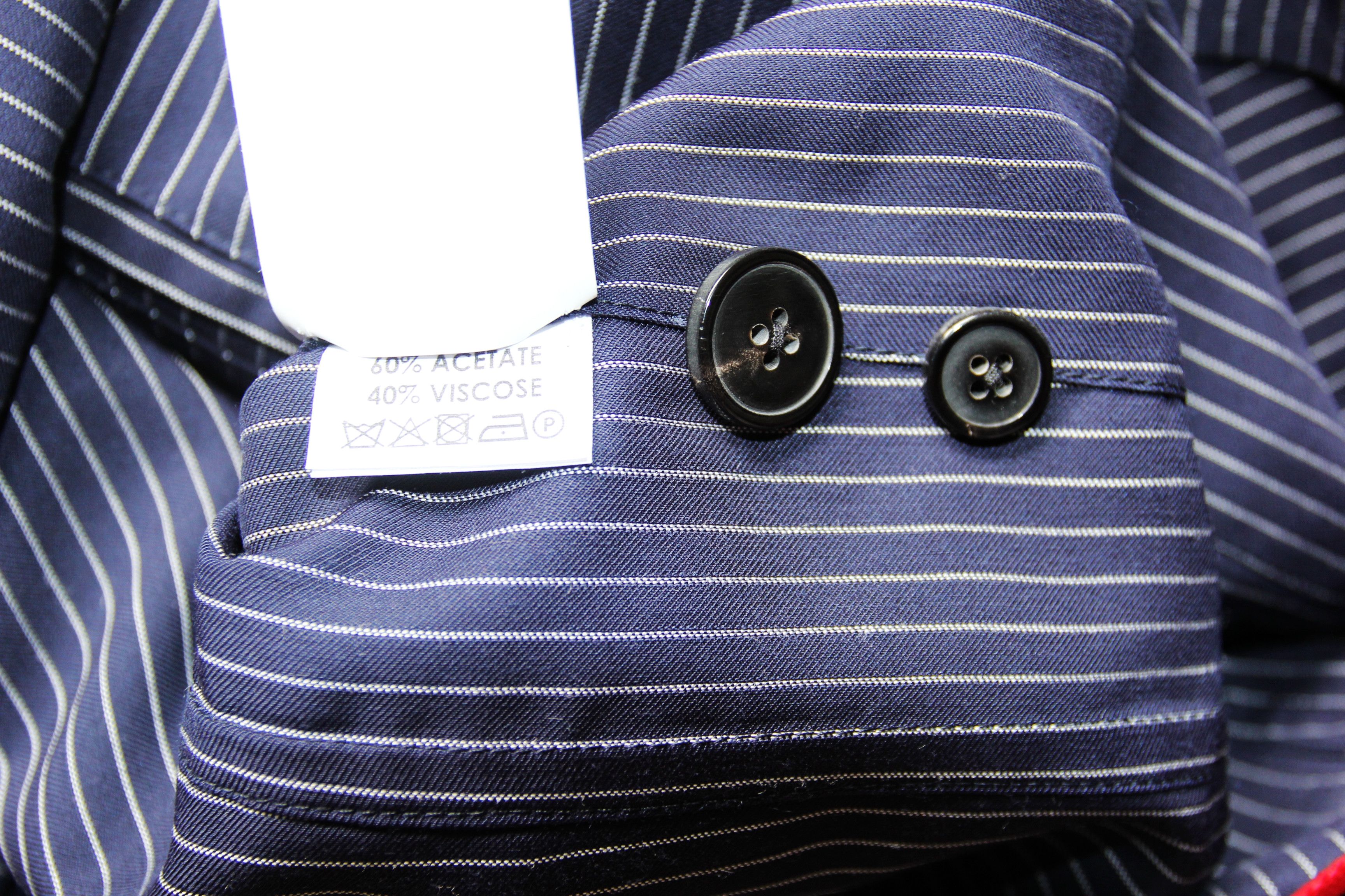 Dries Van Noten BNWT SS20 DRIES VAN NOTEN BILBAO NAVY PINSTRIPE JACKET 50 Size US M / EU 48-50 / 2 - 9 Thumbnail