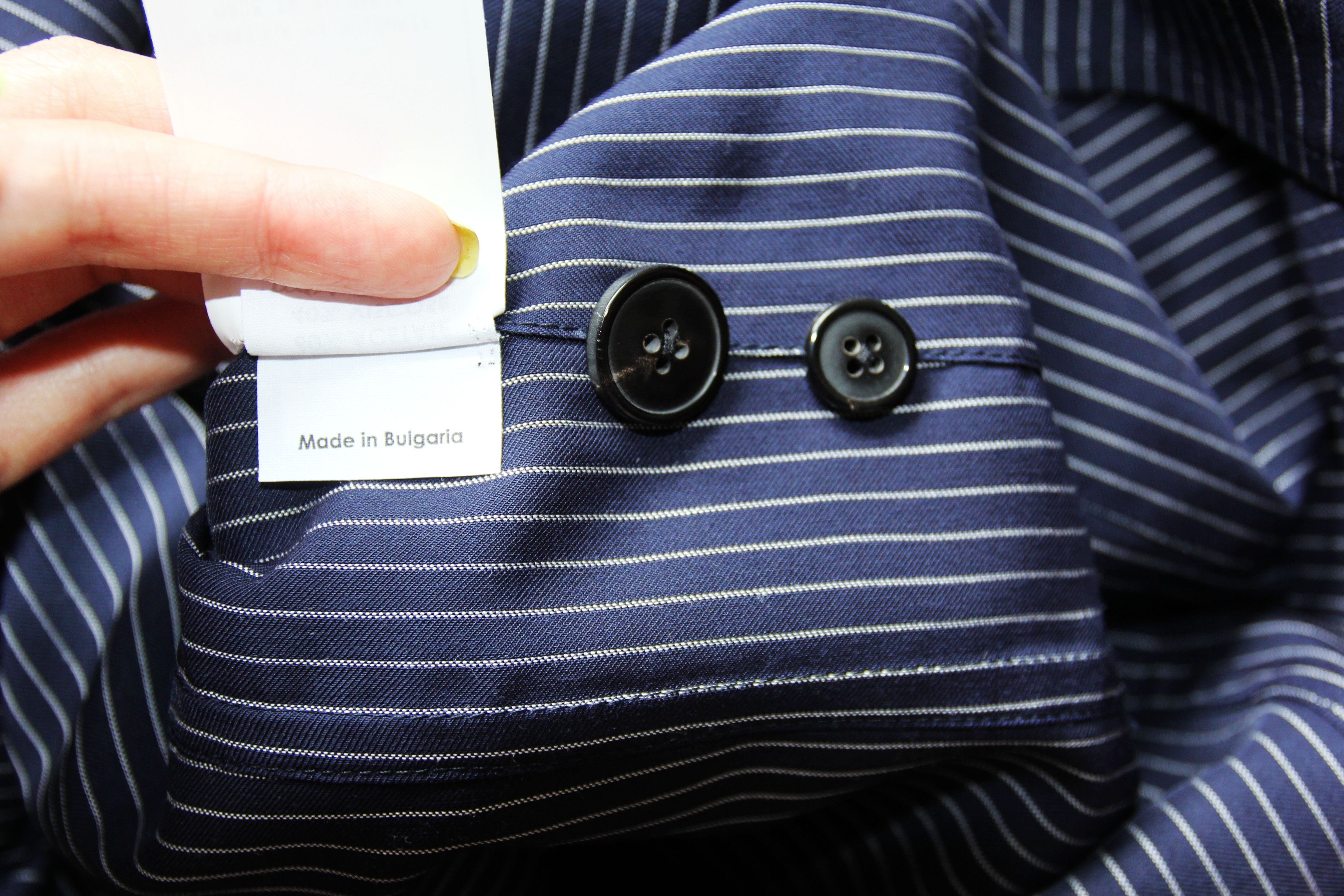 Dries Van Noten BNWT SS20 DRIES VAN NOTEN BILBAO NAVY PINSTRIPE JACKET 50 Size US M / EU 48-50 / 2 - 8 Thumbnail