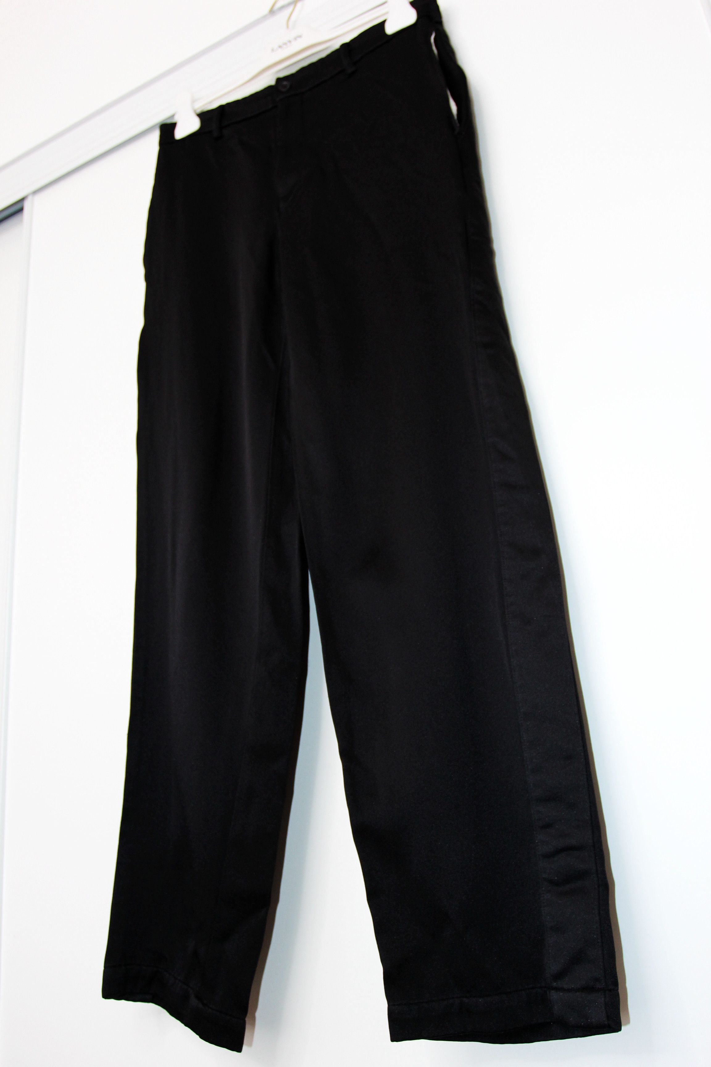 Comme des Garcons Black BNWT SS20 COMME DES GARCONS BLACK SILK EFFECT PANTS M Size US 30 / EU 46 - 5 Thumbnail