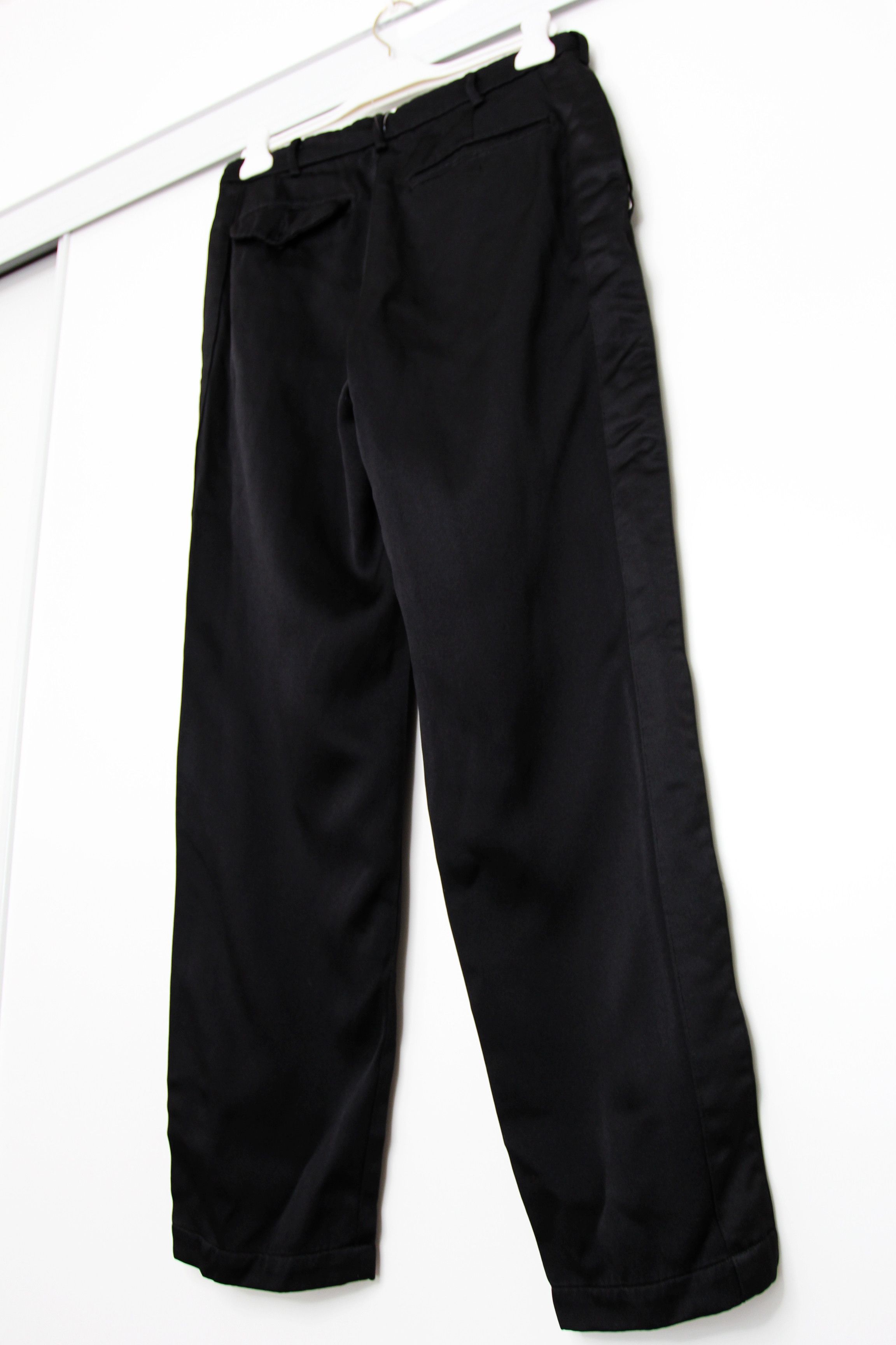 Comme des Garcons Black BNWT SS20 COMME DES GARCONS BLACK SILK EFFECT PANTS M Size US 30 / EU 46 - 7 Thumbnail