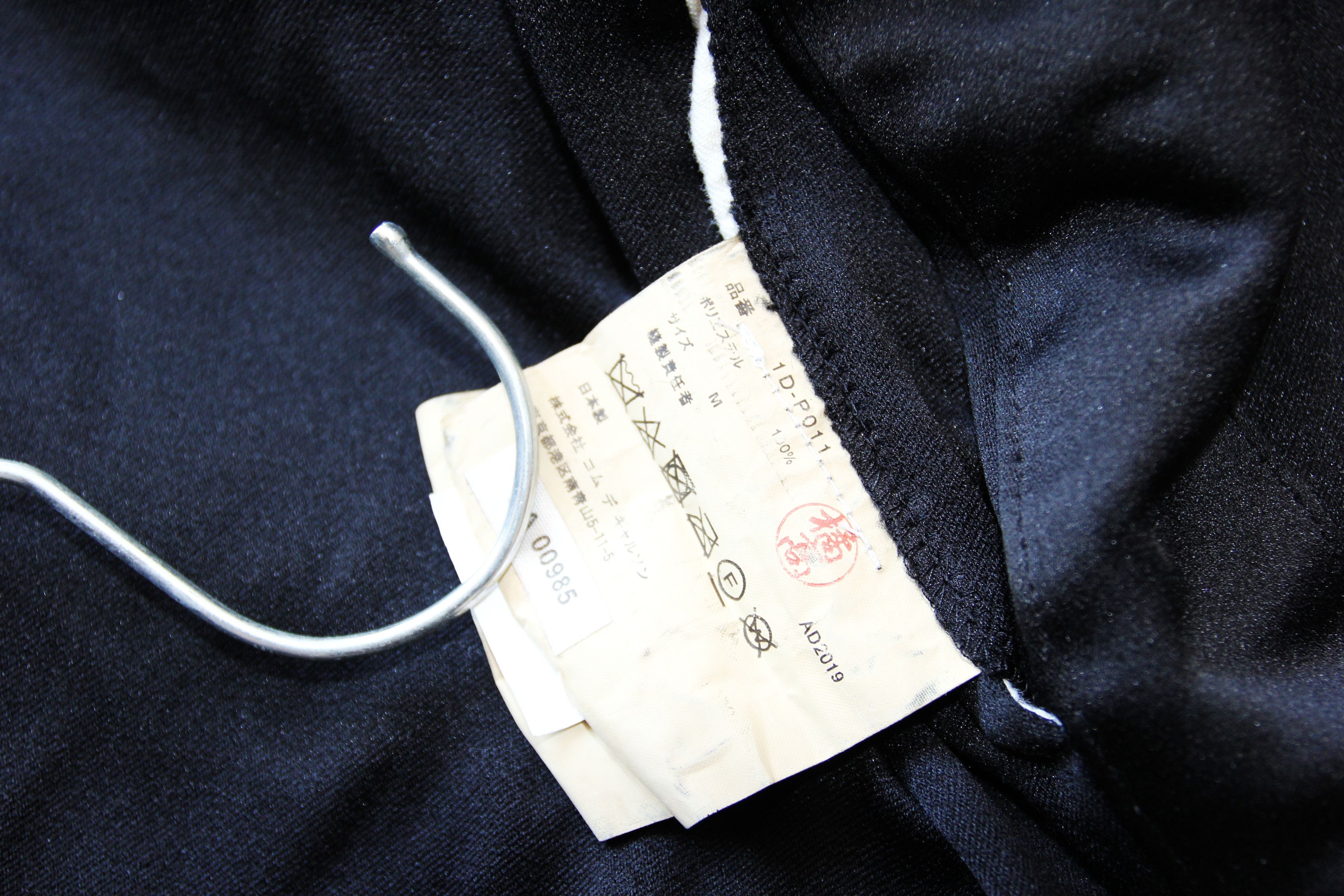 Comme des Garcons Black BNWT SS20 COMME DES GARCONS BLACK SILK EFFECT PANTS M Size US 30 / EU 46 - 10 Thumbnail