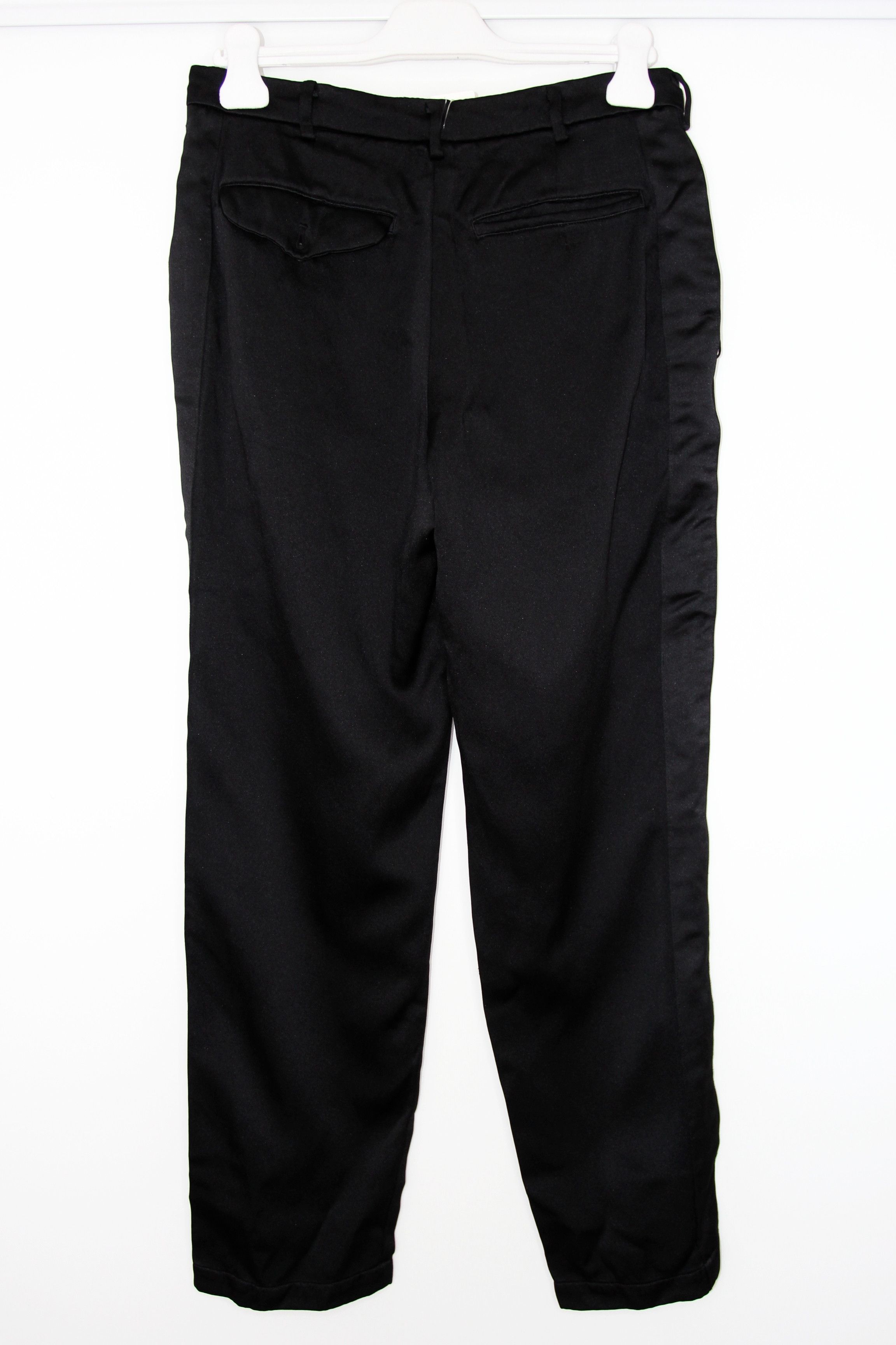 Comme des Garcons Black BNWT SS20 COMME DES GARCONS BLACK SILK EFFECT PANTS M Size US 30 / EU 46 - 2 Thumbnail