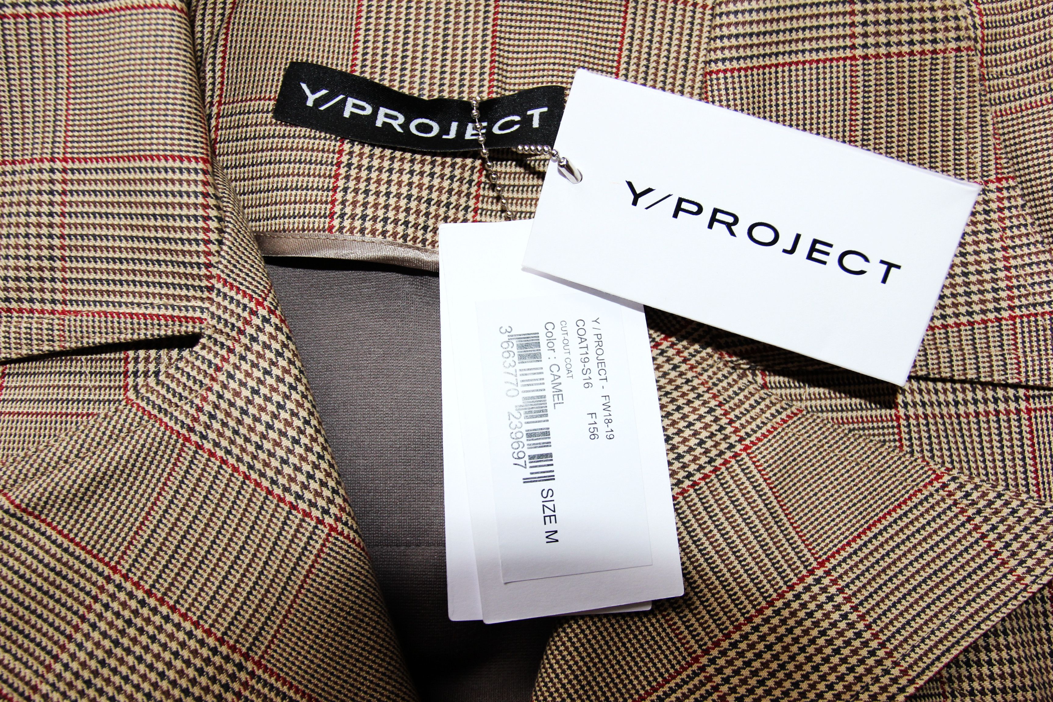 Y/Project BNWT SS19 Y/PROJECT CUT-OUT COAT M Size US M / EU 48-50 / 2 - 11 Thumbnail
