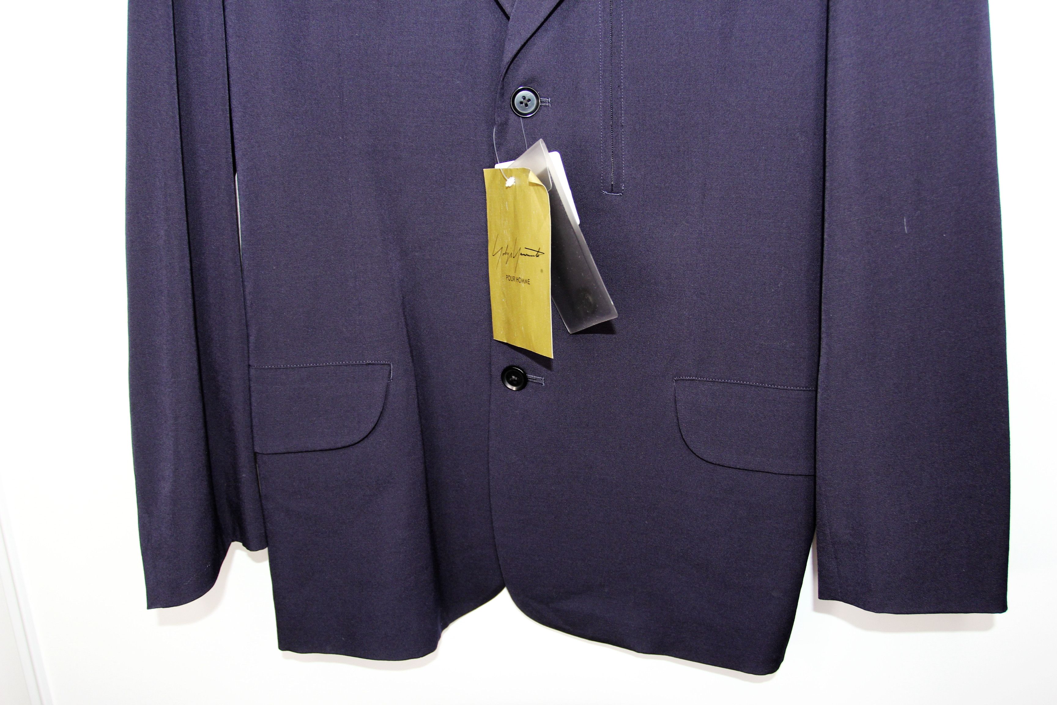 Yohji Yamamoto BNWT SS14 YOHJI YAMAMOTO POUR HOMME ZIP JACKET 3 Size US L / EU 52-54 / 3 - 5 Thumbnail
