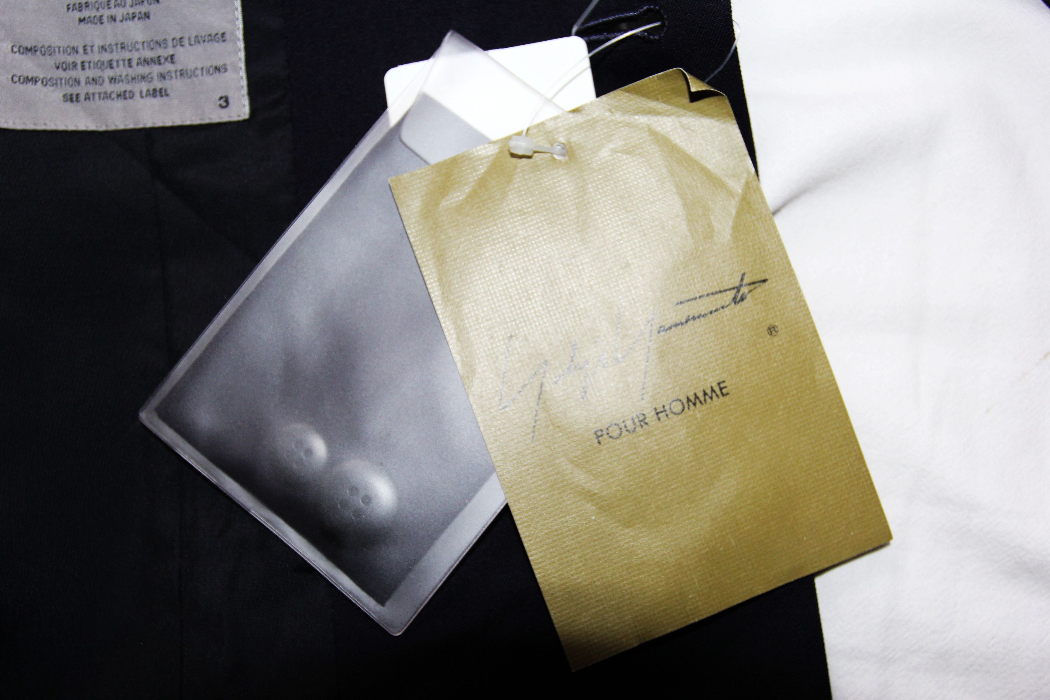 Yohji Yamamoto BNWT SS14 YOHJI YAMAMOTO POUR HOMME ZIP JACKET 3 Size US L / EU 52-54 / 3 - 12 Thumbnail