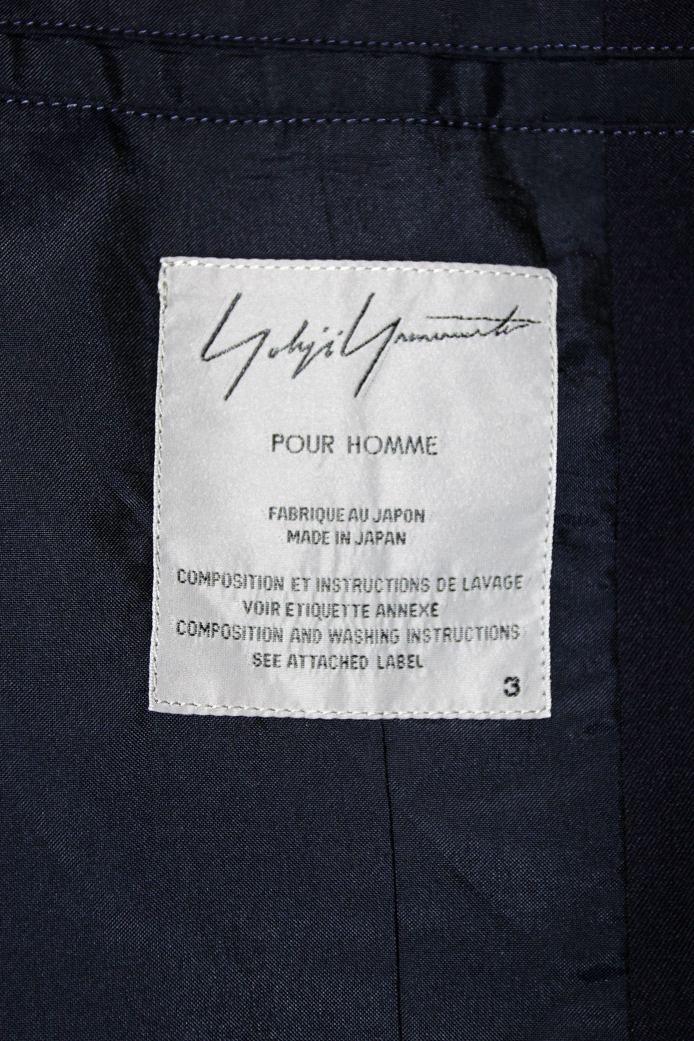Yohji Yamamoto BNWT SS14 YOHJI YAMAMOTO POUR HOMME ZIP JACKET 3 Size US L / EU 52-54 / 3 - 14 Thumbnail