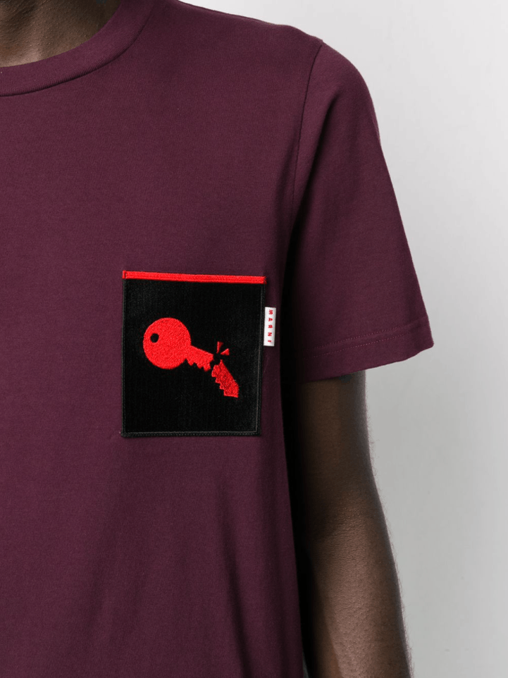 Marni BNWT AW20 MARNI BROKEN KEY PATCH TSHIRT 48 Size US M / EU 48-50 / 2 - 12 Thumbnail