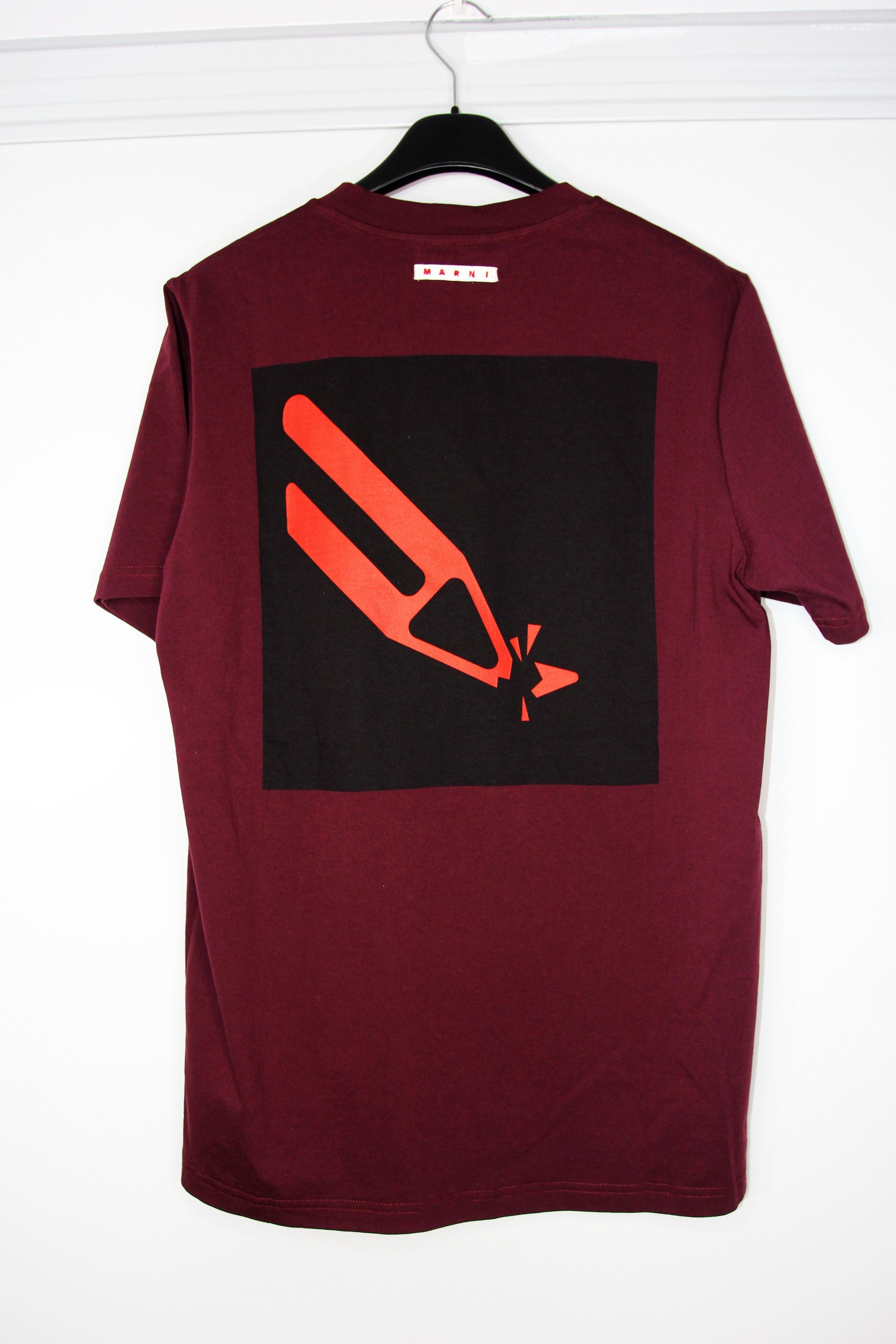 Marni BNWT AW20 MARNI BROKEN KEY PATCH TSHIRT 48 Size US M / EU 48-50 / 2 - 3 Thumbnail