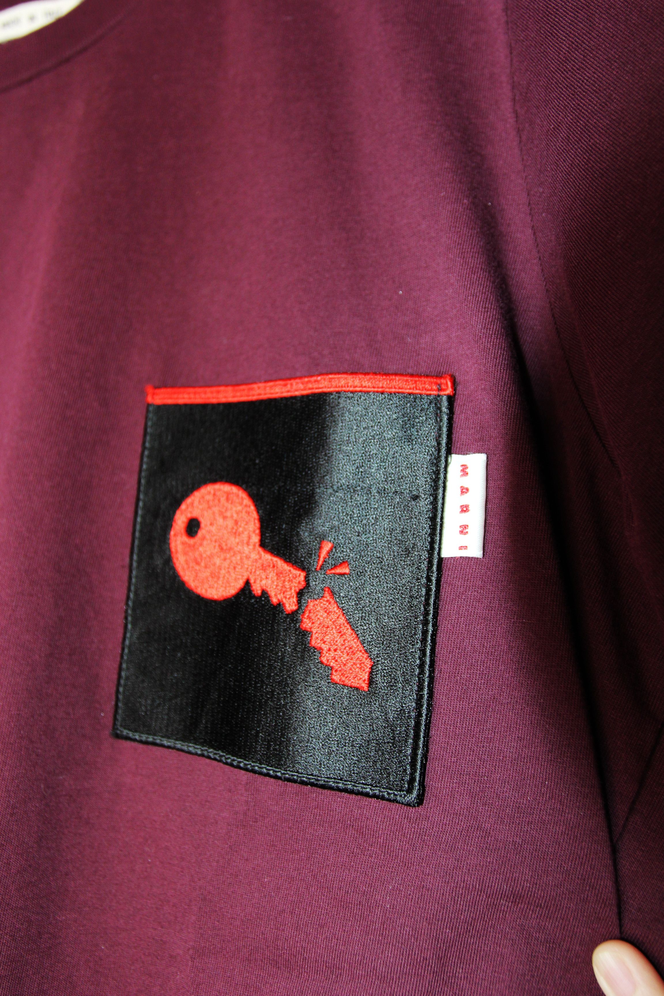Marni BNWT AW20 MARNI BROKEN KEY PATCH TSHIRT 48 Size US M / EU 48-50 / 2 - 5 Thumbnail