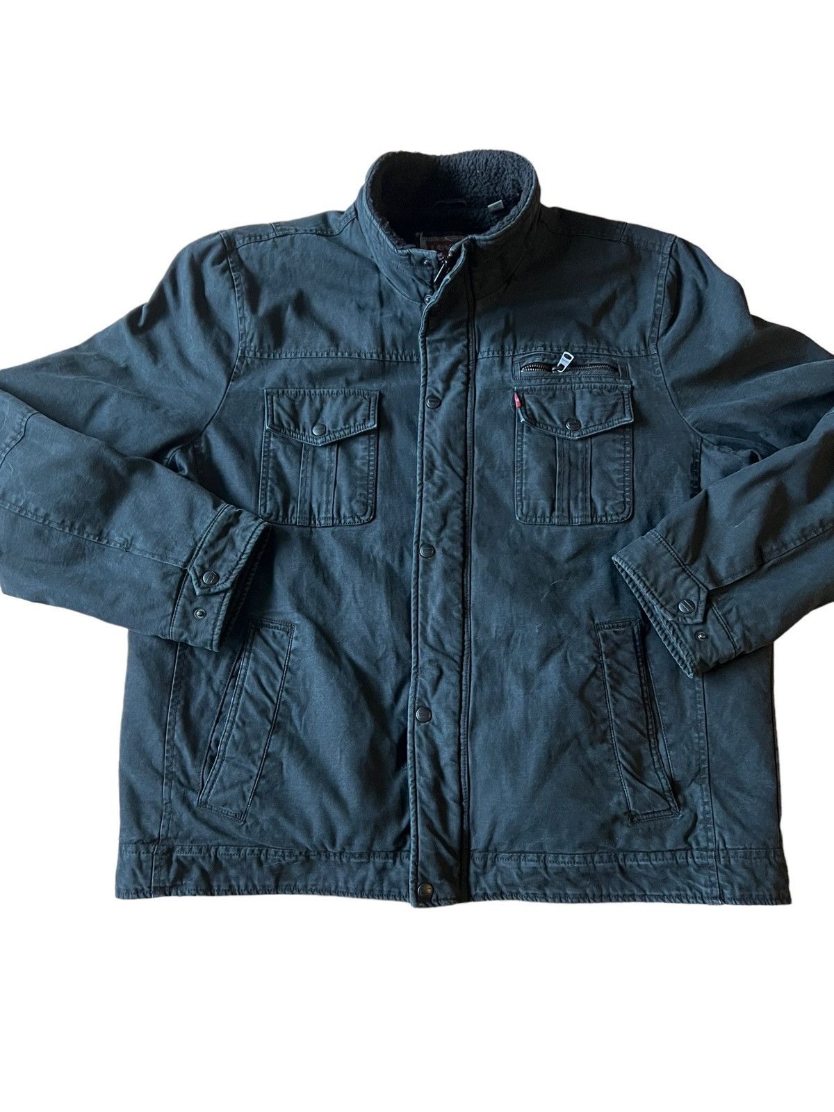 Levi's × Vintage Vintage Levi’s Sherpa Lined Workers Coat Perfectly Faded Size US XL / EU 56 / 4 - 2 Thumbnail