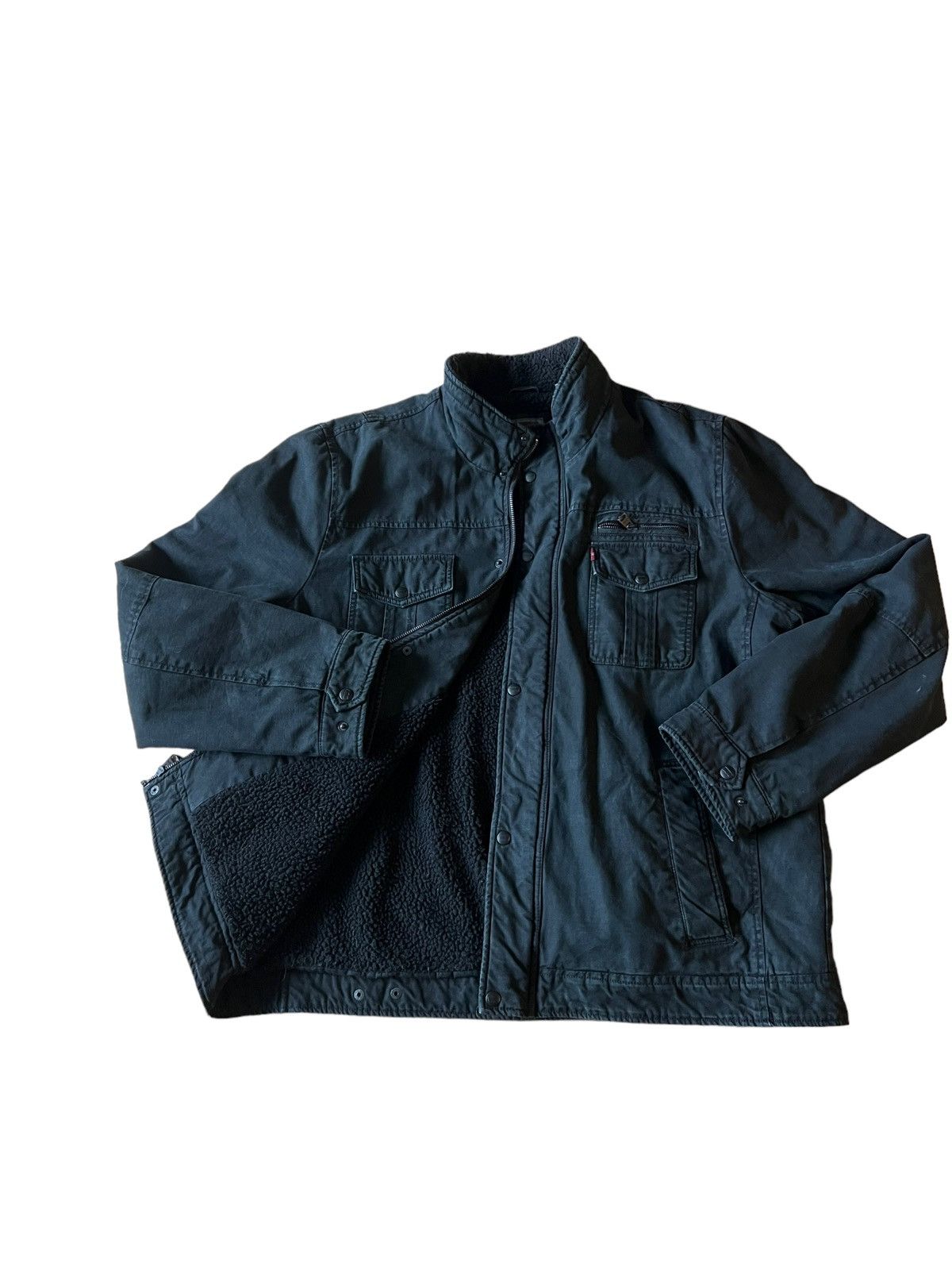 Levi's × Vintage Vintage Levi’s Sherpa Lined Workers Coat Perfectly Faded Size US XL / EU 56 / 4 - 1 Thumbnail