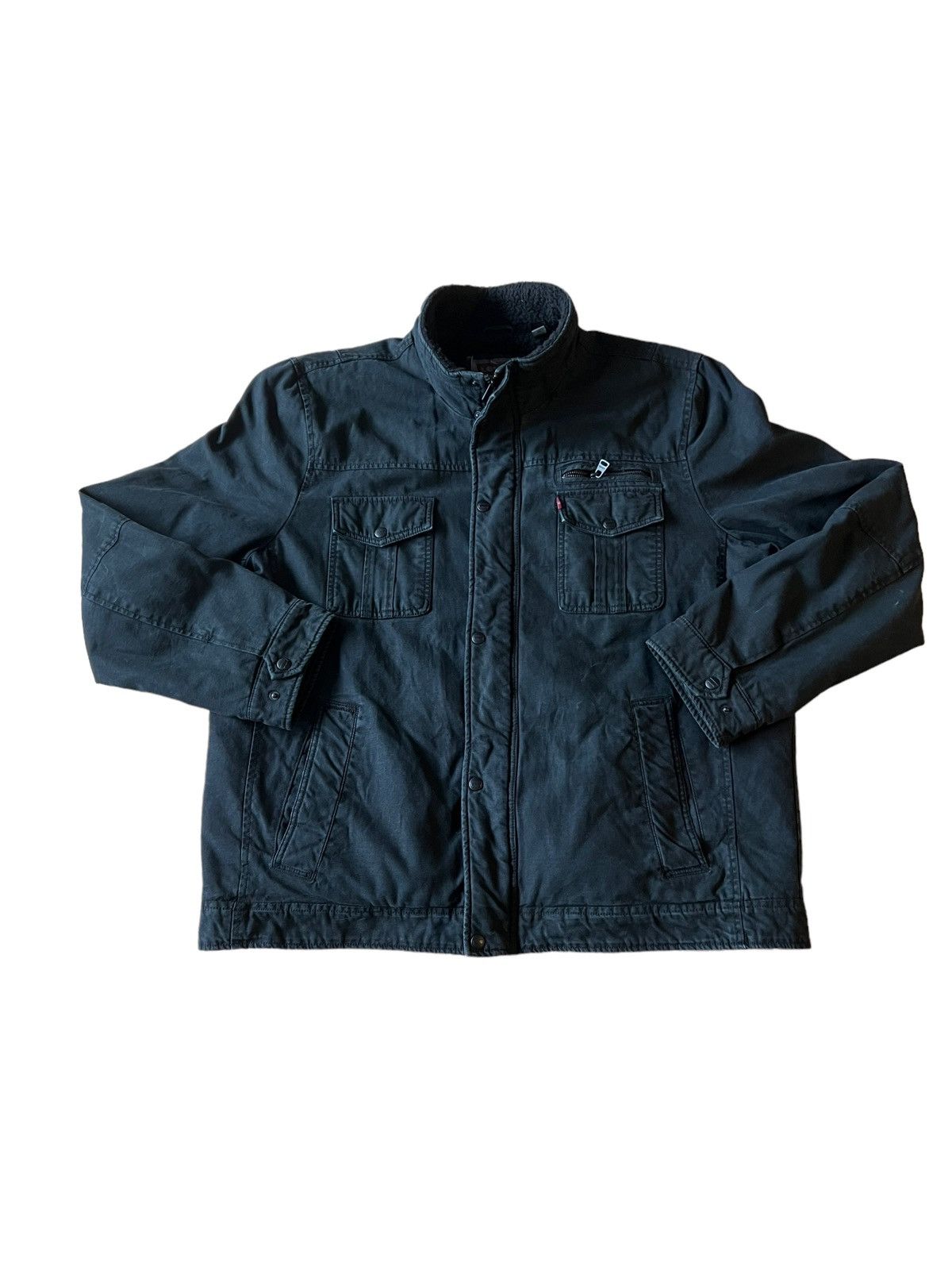 Levi's × Vintage Vintage Levi’s Sherpa Lined Workers Coat Perfectly Faded Size US XL / EU 56 / 4 - 3 Thumbnail