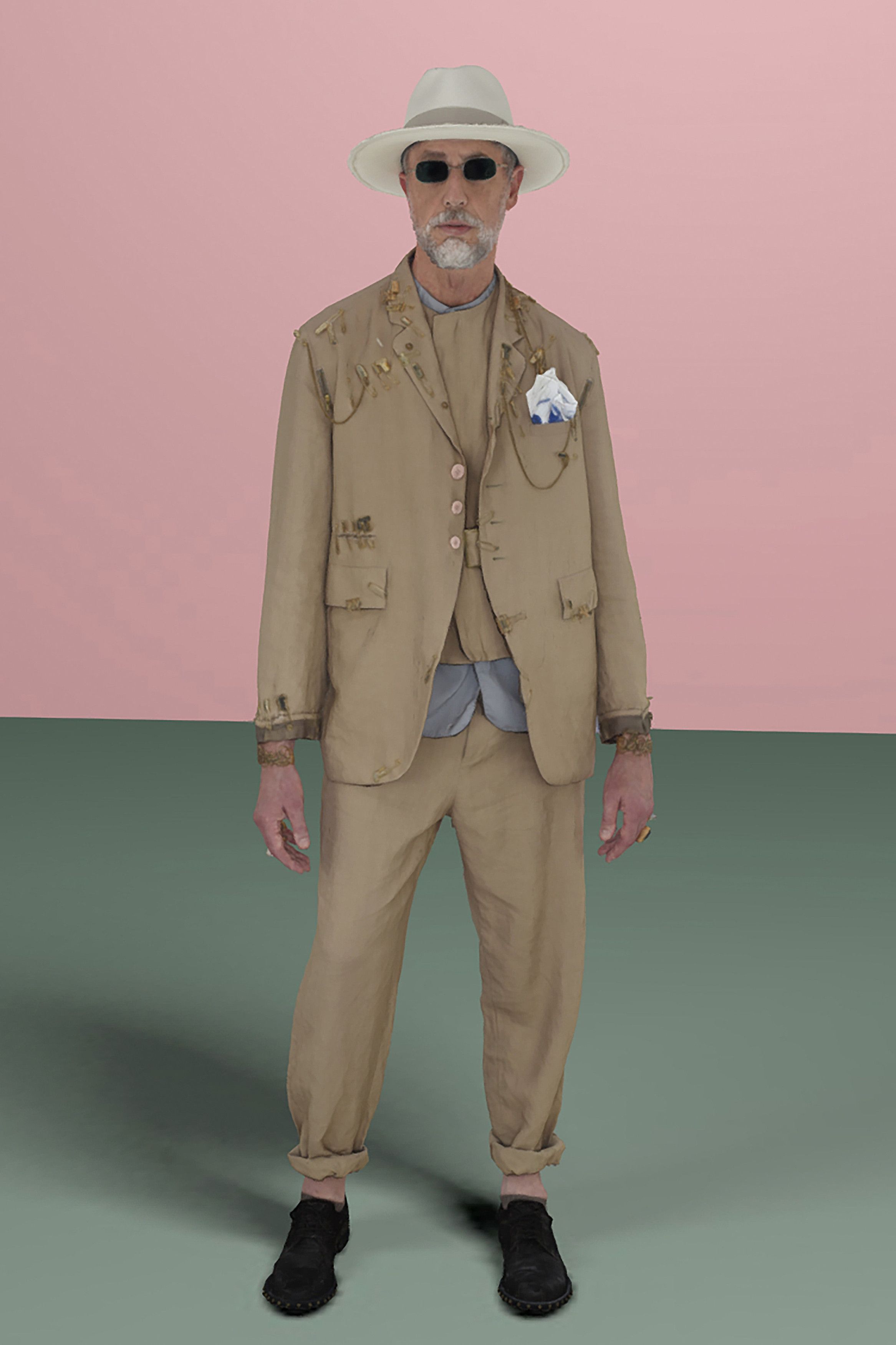Undercover BNWT SS21 UNDERCOVER LINEN WEATHERED BLAZER JACKET 2 Size US M / EU 48-50 / 2 - 20 Thumbnail