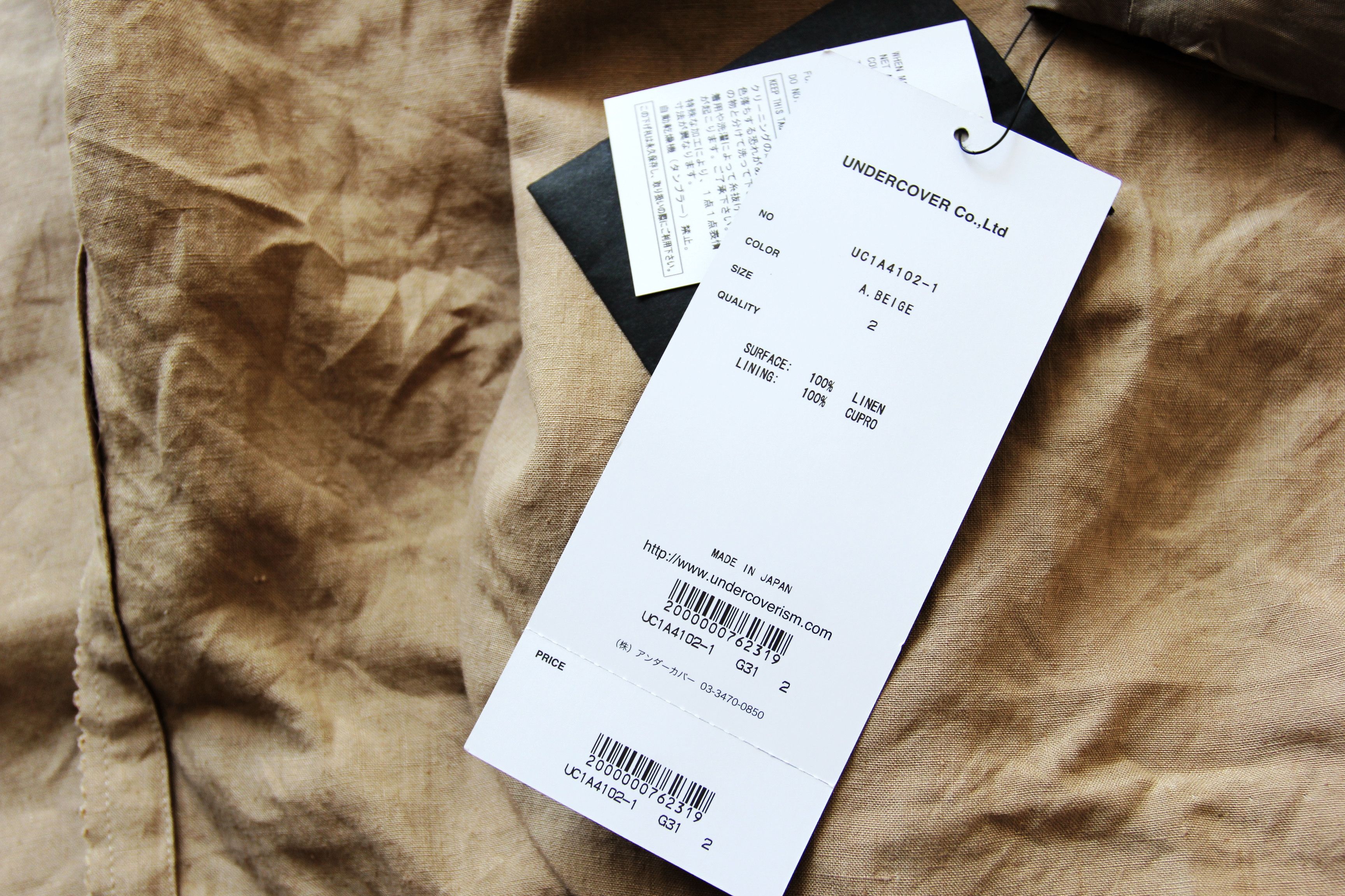 Undercover BNWT SS21 UNDERCOVER LINEN WEATHERED BLAZER JACKET 2 Size US M / EU 48-50 / 2 - 13 Thumbnail
