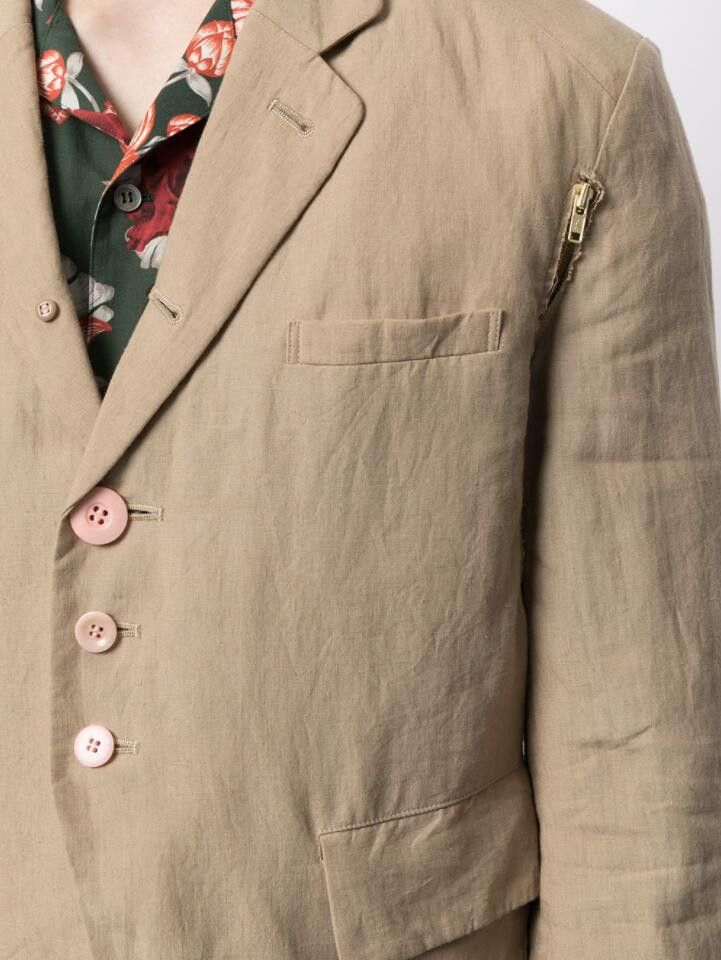 Undercover BNWT SS21 UNDERCOVER LINEN WEATHERED BLAZER JACKET 2 Size US M / EU 48-50 / 2 - 17 Thumbnail