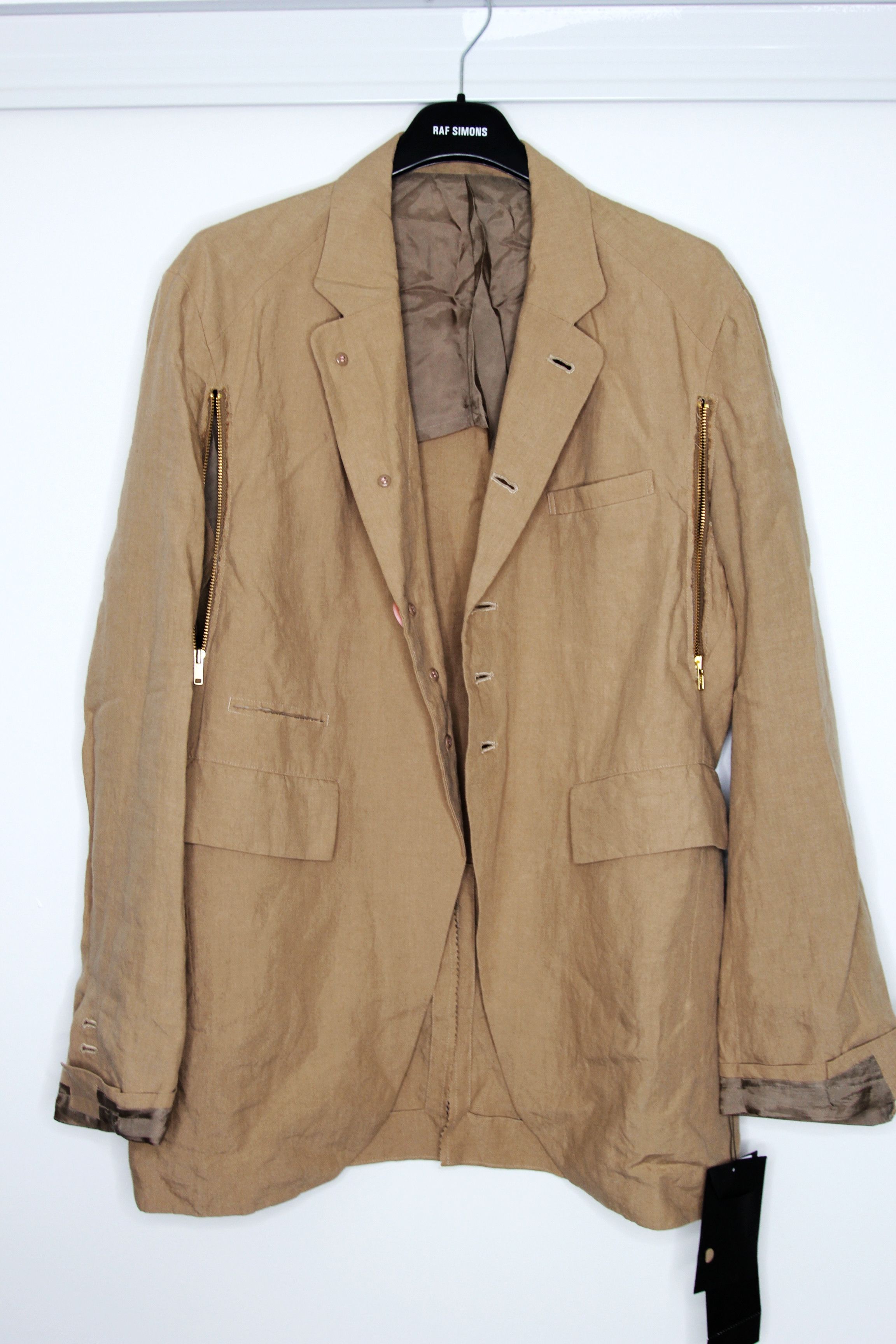 Undercover BNWT SS21 UNDERCOVER LINEN WEATHERED BLAZER JACKET 2 Size US M / EU 48-50 / 2 - 10 Thumbnail