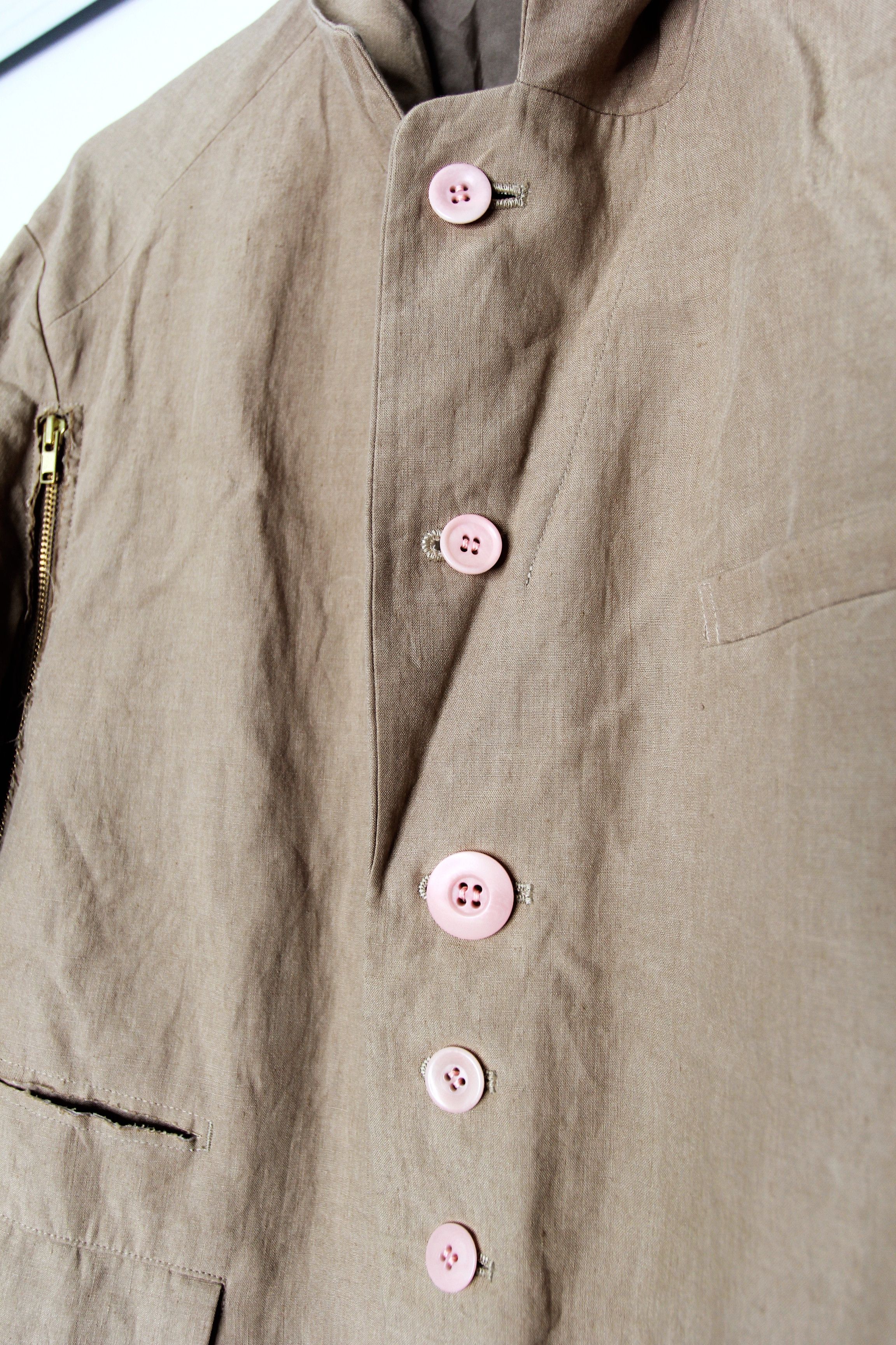 Undercover BNWT SS21 UNDERCOVER LINEN WEATHERED BLAZER JACKET 2 Size US M / EU 48-50 / 2 - 5 Thumbnail