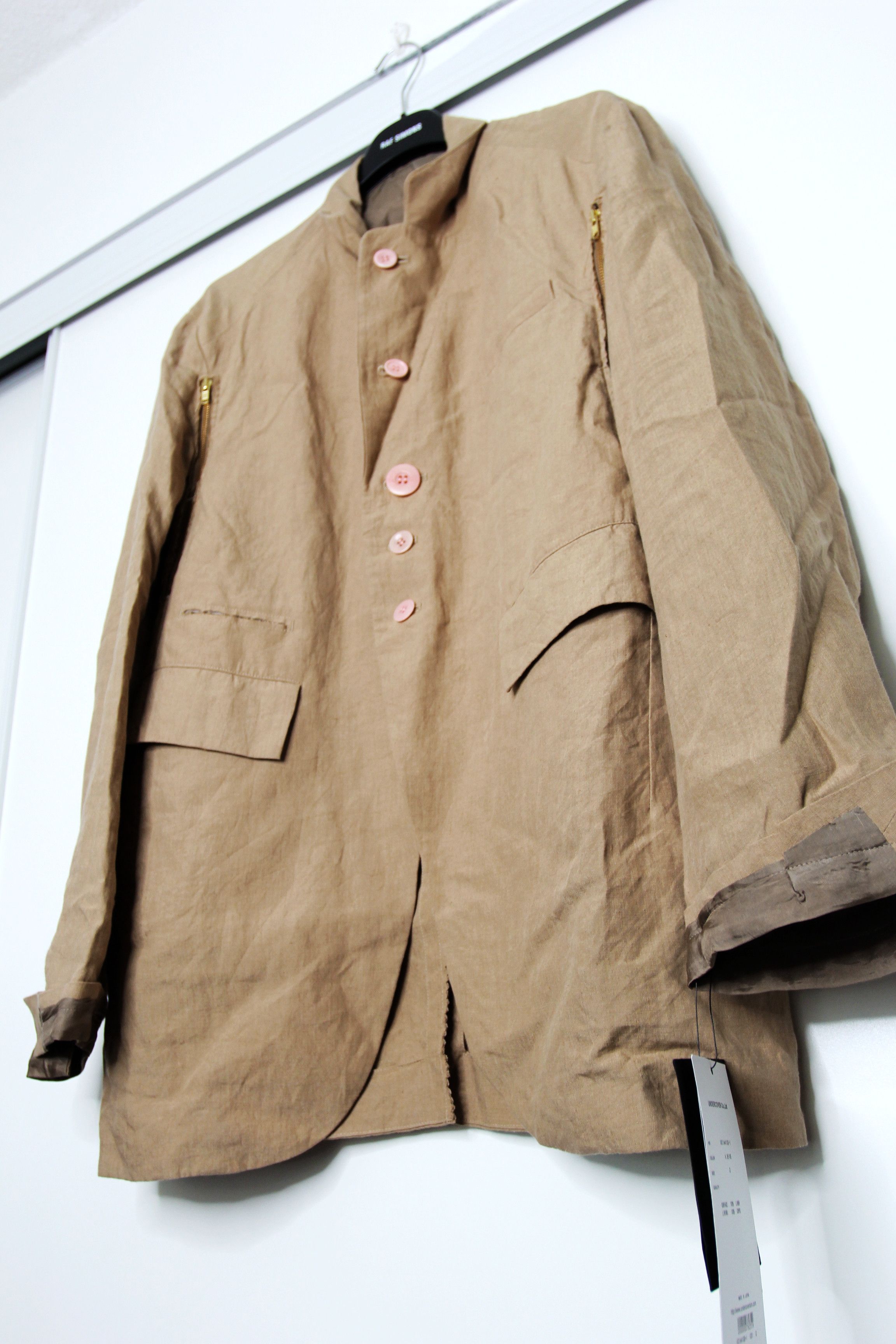 Undercover BNWT SS21 UNDERCOVER LINEN WEATHERED BLAZER JACKET 2 Size US M / EU 48-50 / 2 - 7 Thumbnail