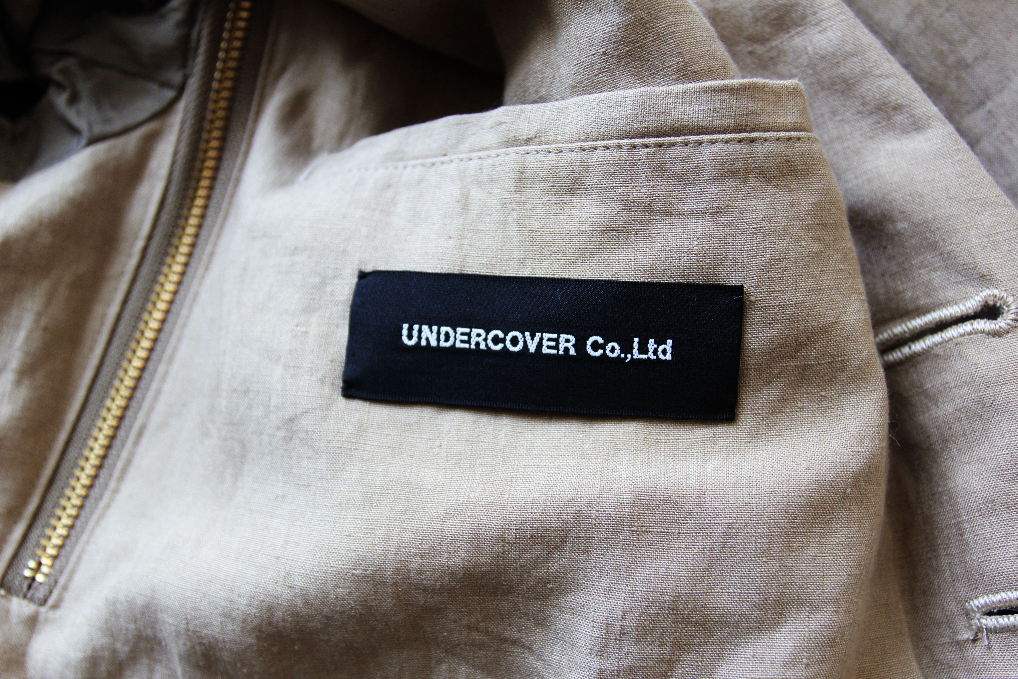 Undercover BNWT SS21 UNDERCOVER LINEN WEATHERED BLAZER JACKET 2 Size US M / EU 48-50 / 2 - 14 Thumbnail