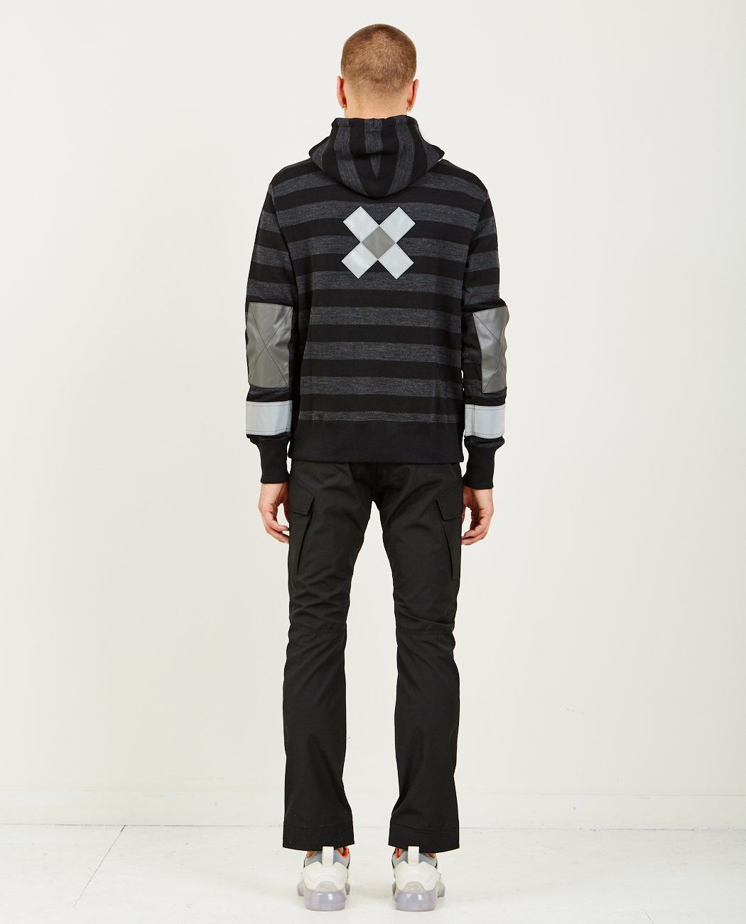 image of Aw18 Junya Watanabe Reflective Tape Strip Sweatshirt S, Men's (Size Small)