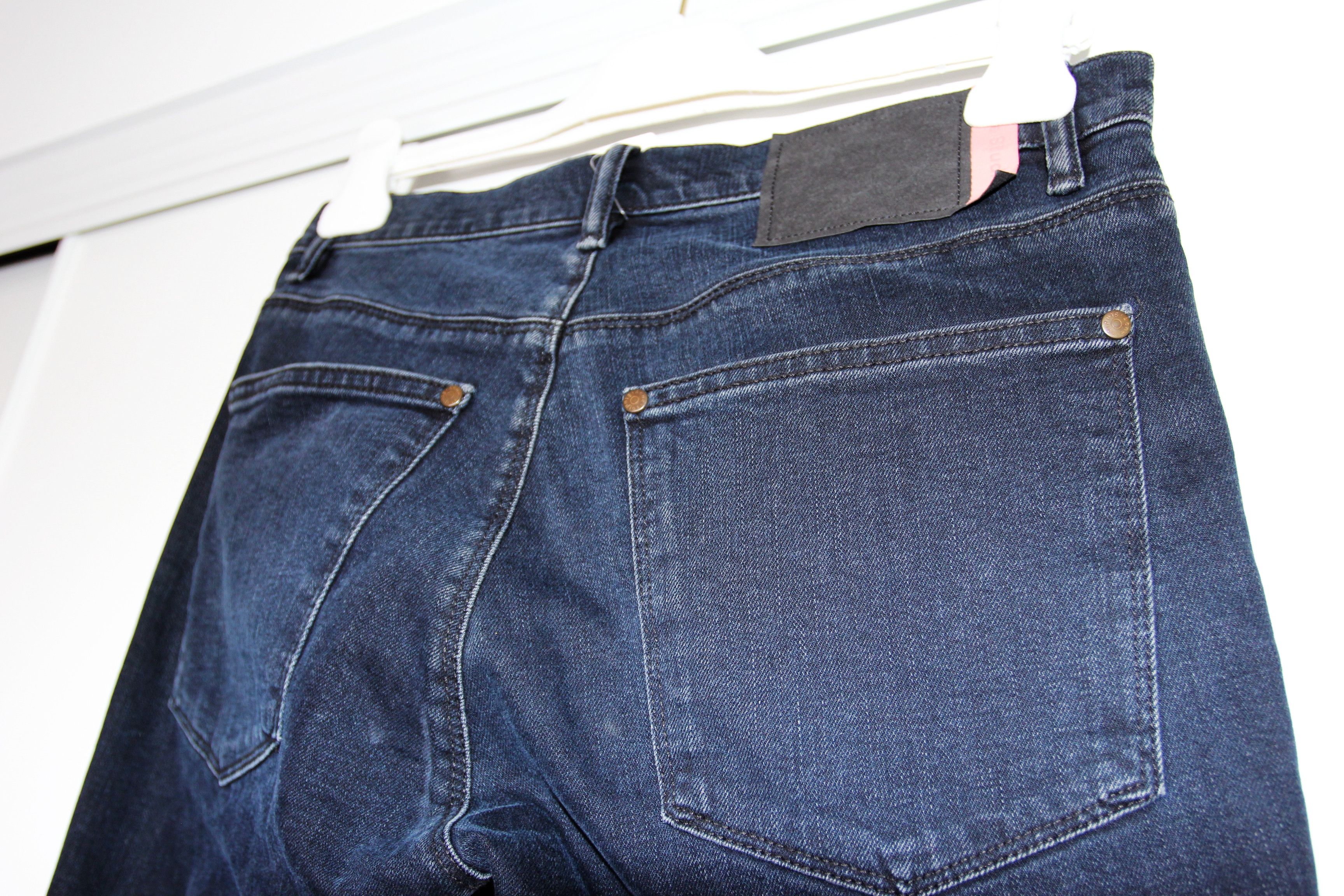 Acne Studios BNWT SS21 ACNE STUDIOS MAX BLUE BLACK DENIM JEANS 30 Size US 30 / EU 46 - 7 Thumbnail