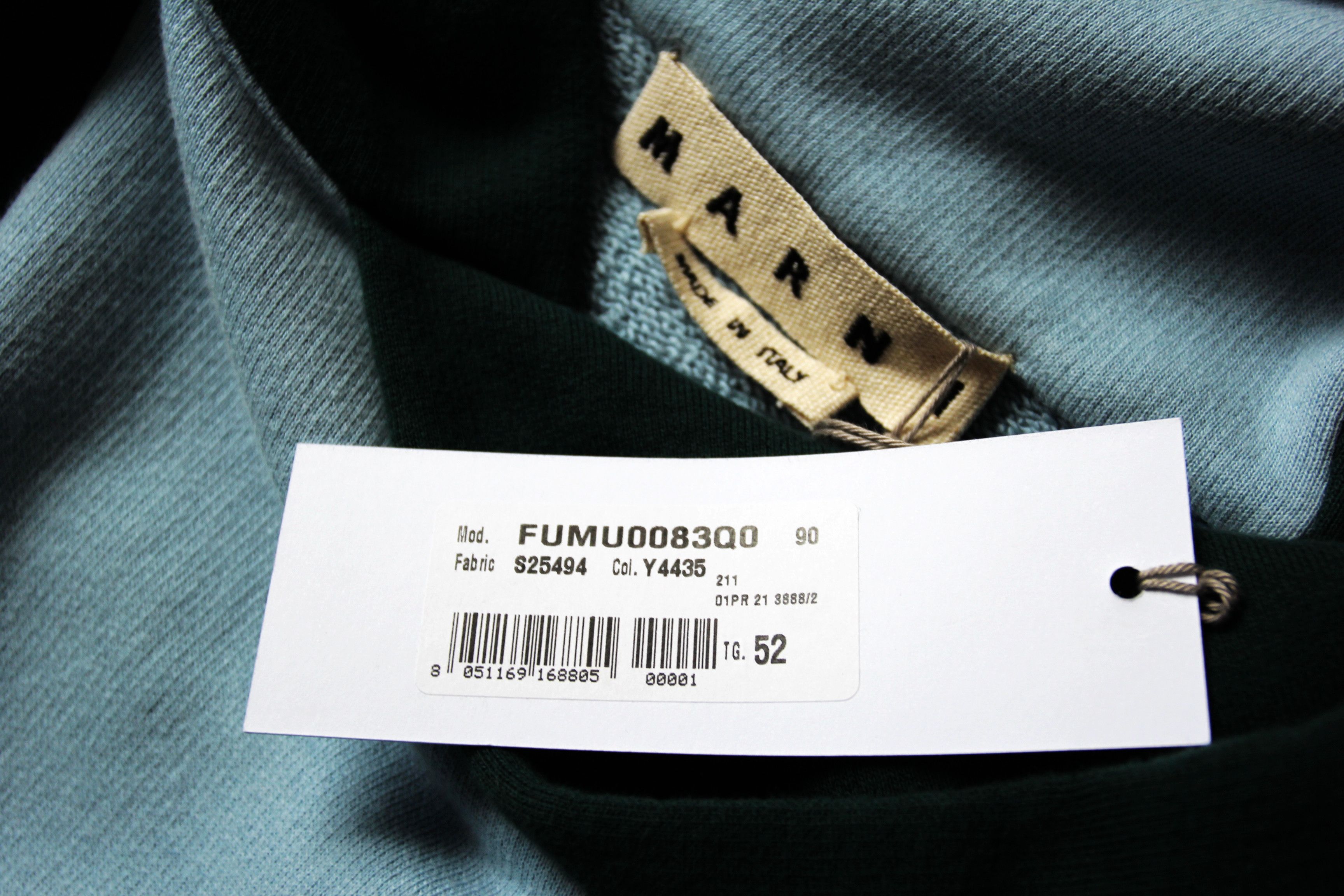 Marni BNWT SS21 MARNI COLOR BLOCK HOODIE 52 Size US L / EU 52-54 / 3 - 10 Thumbnail
