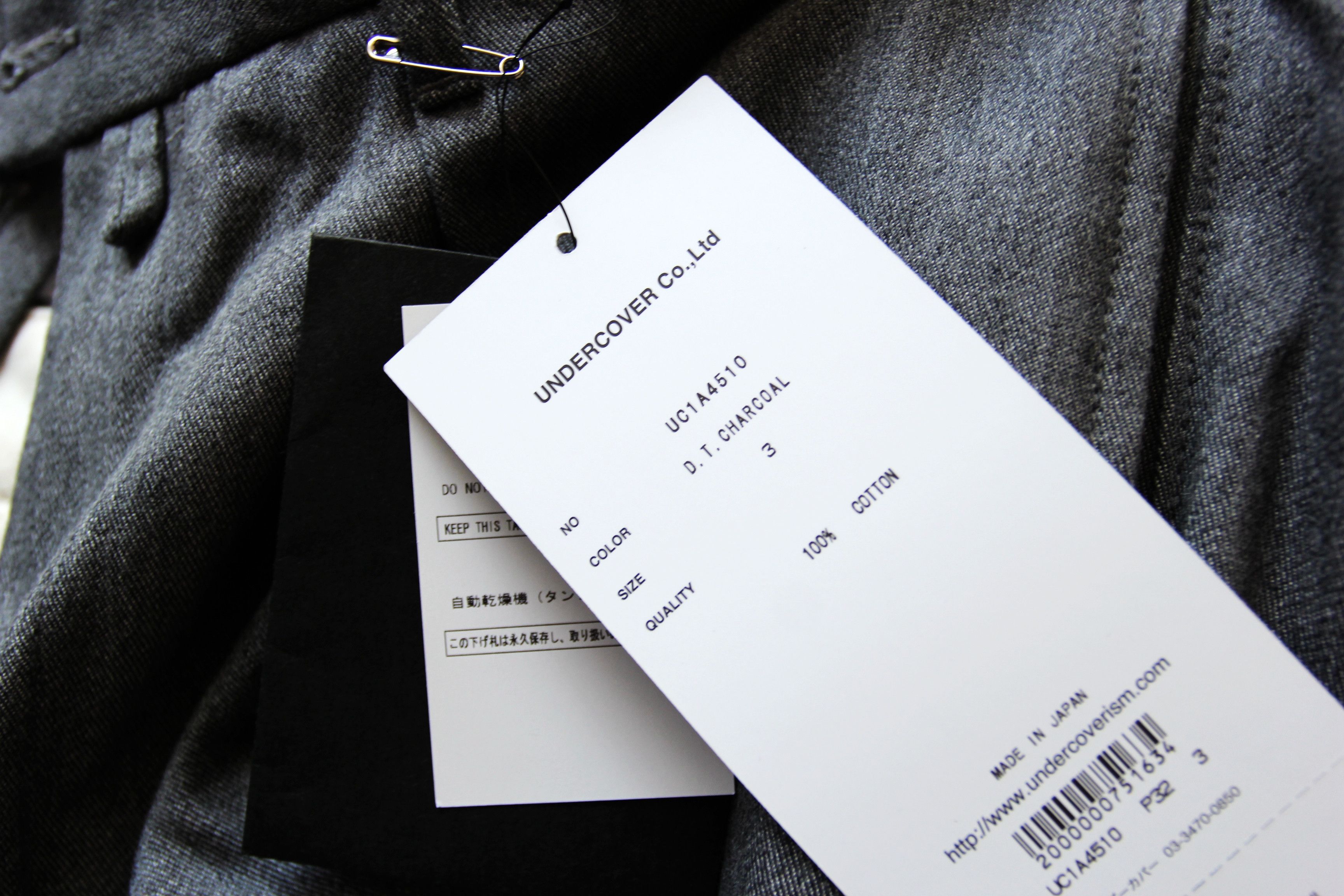 Undercover BNWT SS21 UNDERCOVER STRAIGHT LEG PANTS 3 Size US 34 / EU 50 - 9 Thumbnail