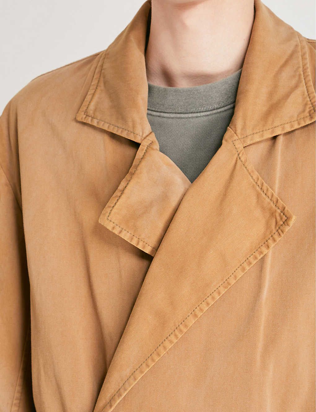 Yeezy BNWT YEEZY SEASON 6 SAND COTTON TRENCH COAT L Size US L / EU 52-54 / 3 - 22 Thumbnail