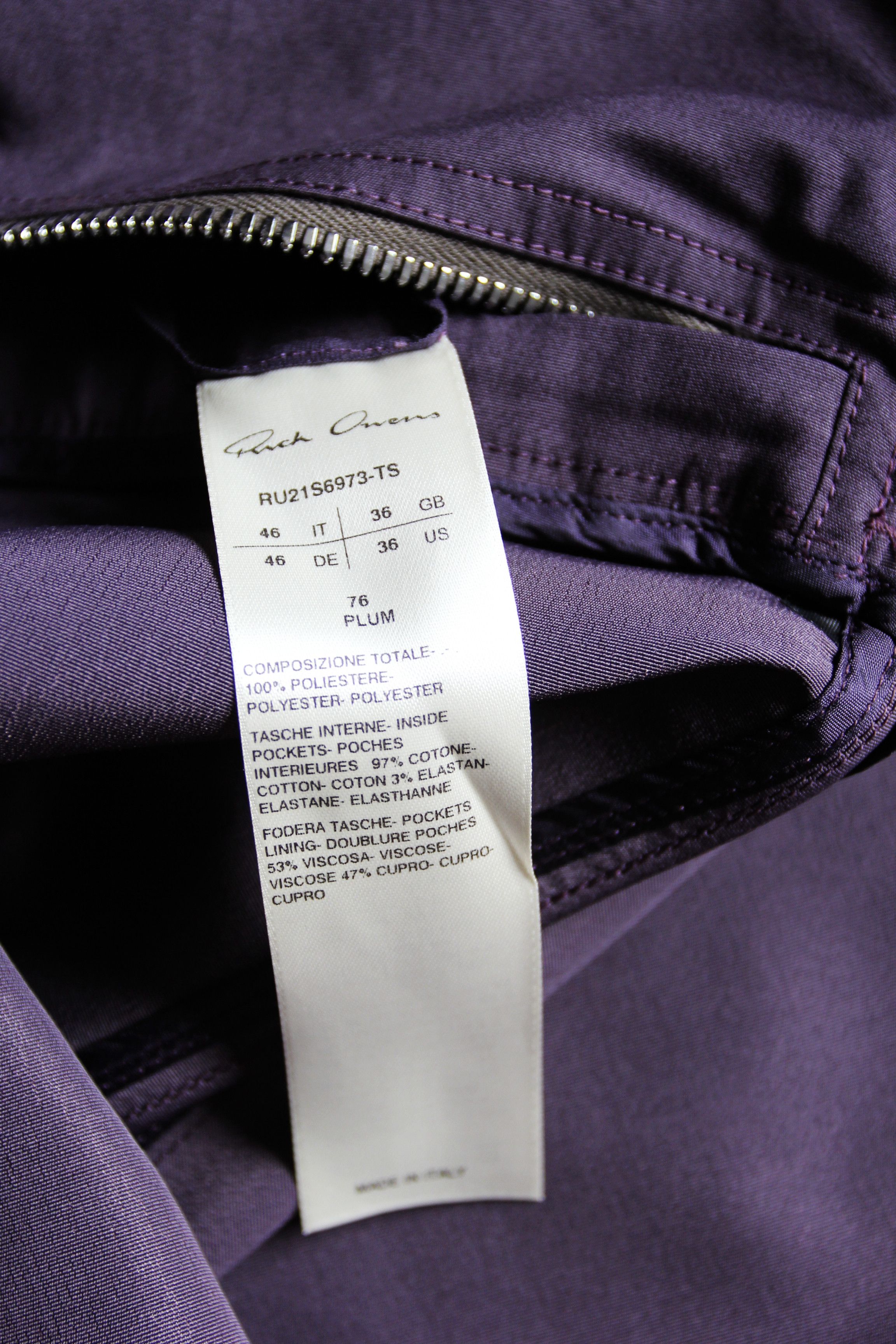 Rick Owens BNWT SS21 RICK OWENS "PHLEGETHON" WIND PEA JACKET 46 Size US S / EU 44-46 / 1 - 10 Thumbnail