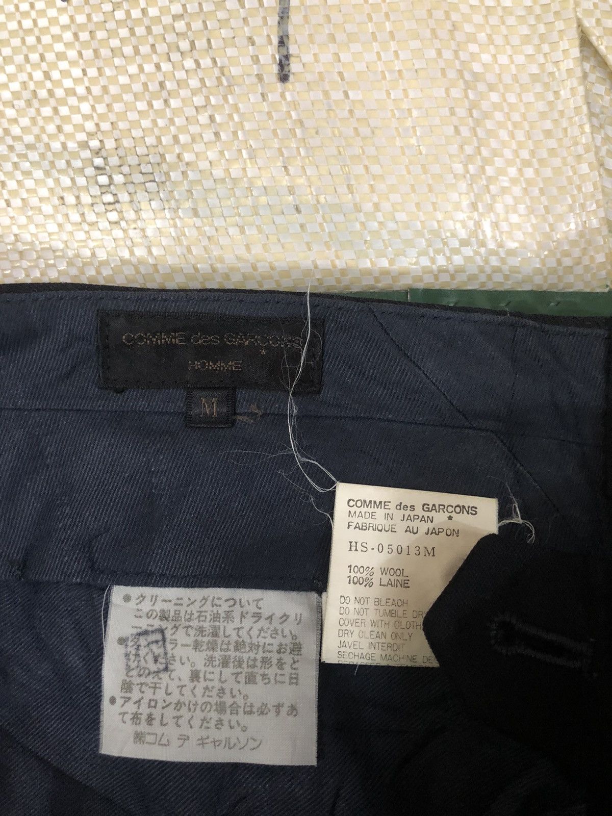 Comme des Garcons Homme Plus AD1990 Commedes Garcons Homme Linen Wool Pant Size US 32 / EU 48 - 5 Thumbnail