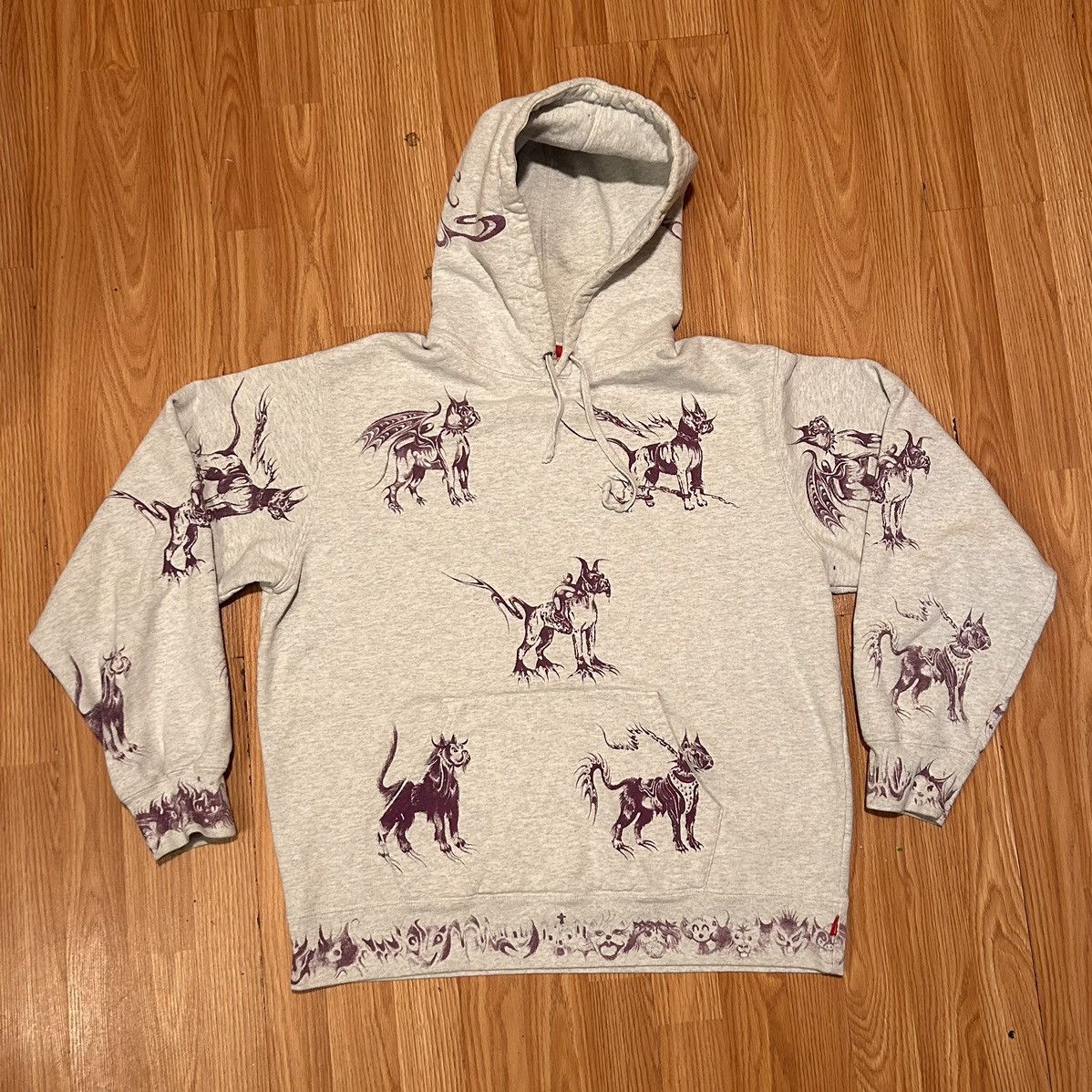 Animal hooded sweatshirt discount supreme