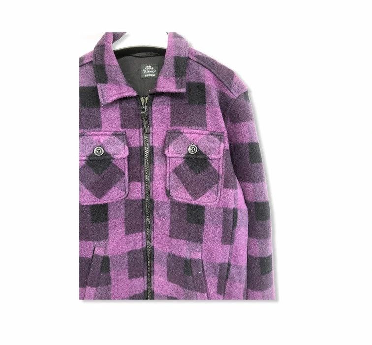 Japanese Brand Japanese Brand Boa Fleece Plaid Tartan Jacket Size US M / EU 48-50 / 2 - 2 Thumbnail