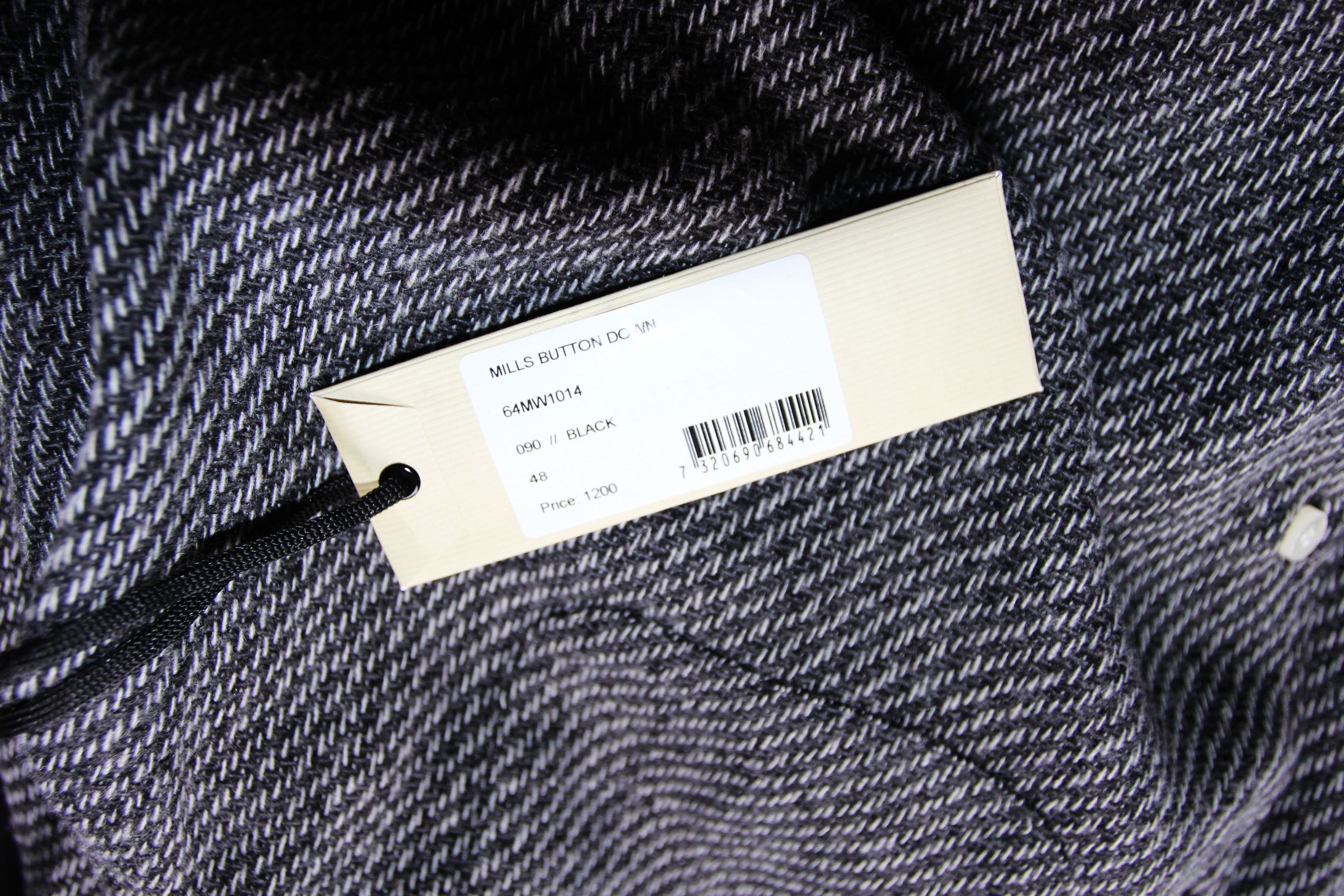 Whyred BNWT AW16 WHYRED MILLS BUTTON DOWN SHIRT 48 Size US M / EU 48-50 / 2 - 13 Thumbnail