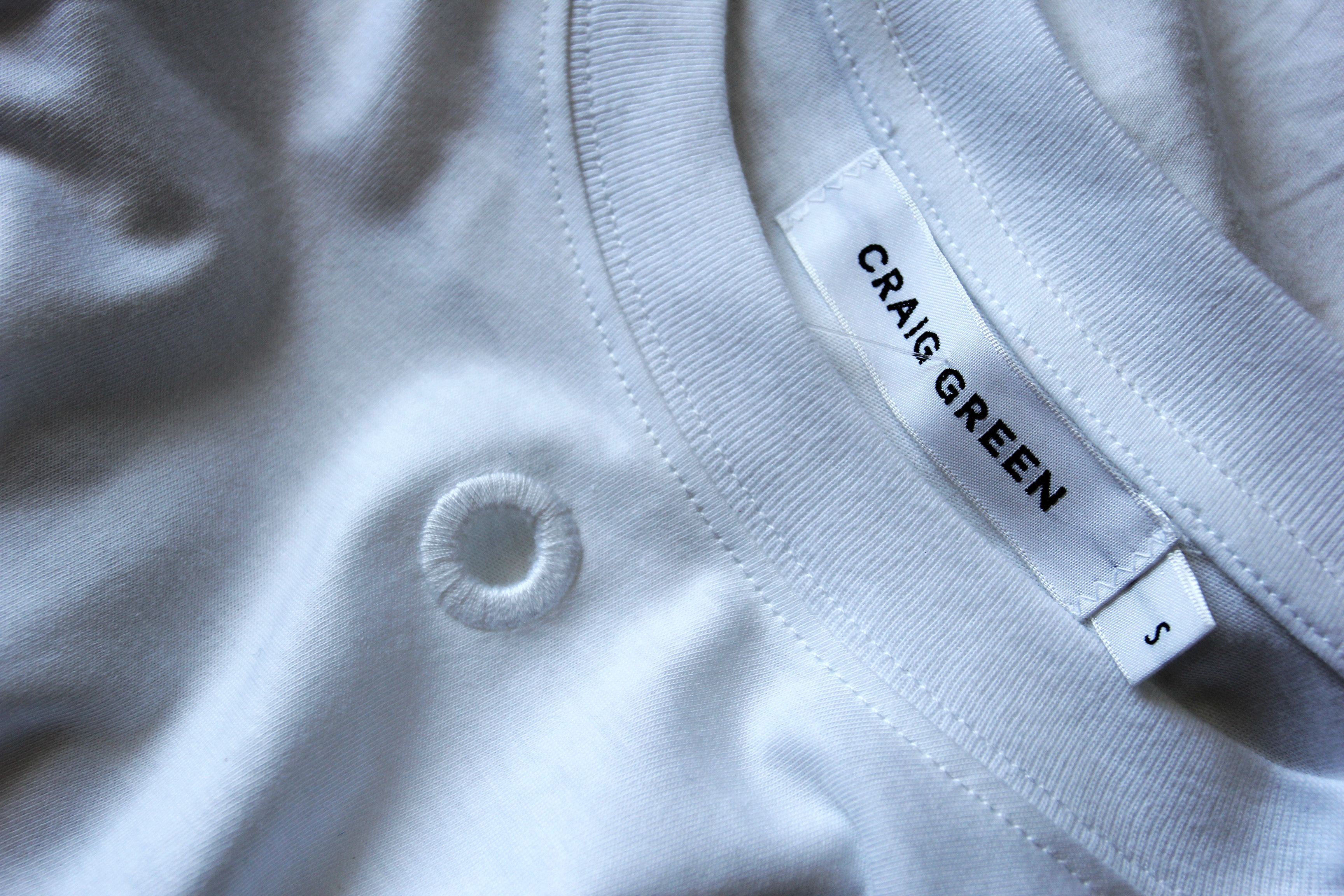 Craig Green BNWT SS21 CRAIG GREEN EMBROIDERED HOLE TSHIRT S Size US S / EU 44-46 / 1 - 8 Thumbnail