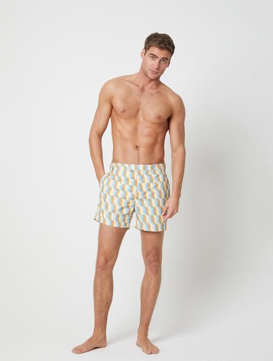 Frescobol Carioca BNWT SS20 FRESCOBOL CARIOCA MOSAIQUE PRINT SWIM SHORTS 34 Size US 34 / EU 50 - 8 Thumbnail