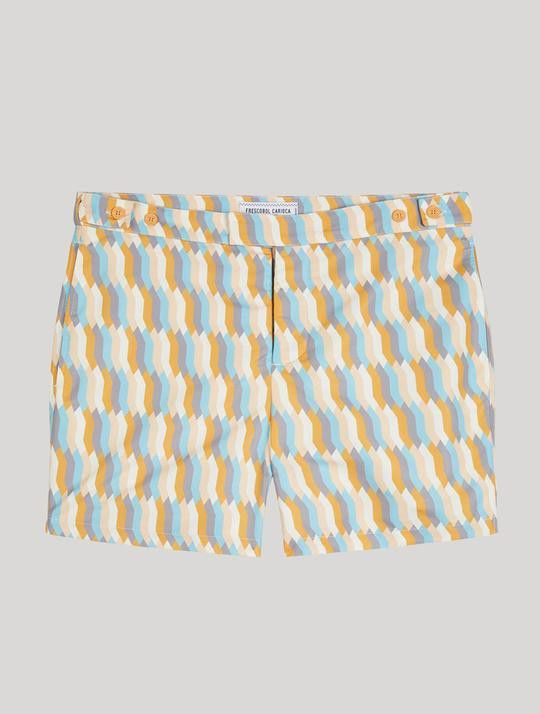 Frescobol Carioca BNWT SS20 FRESCOBOL CARIOCA MOSAIQUE PRINT SWIM SHORTS 34 Size US 34 / EU 50 - 10 Thumbnail