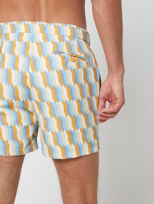 Frescobol Carioca BNWT SS20 FRESCOBOL CARIOCA MOSAIQUE PRINT SWIM SHORTS 34 Size US 34 / EU 50 - 9 Thumbnail