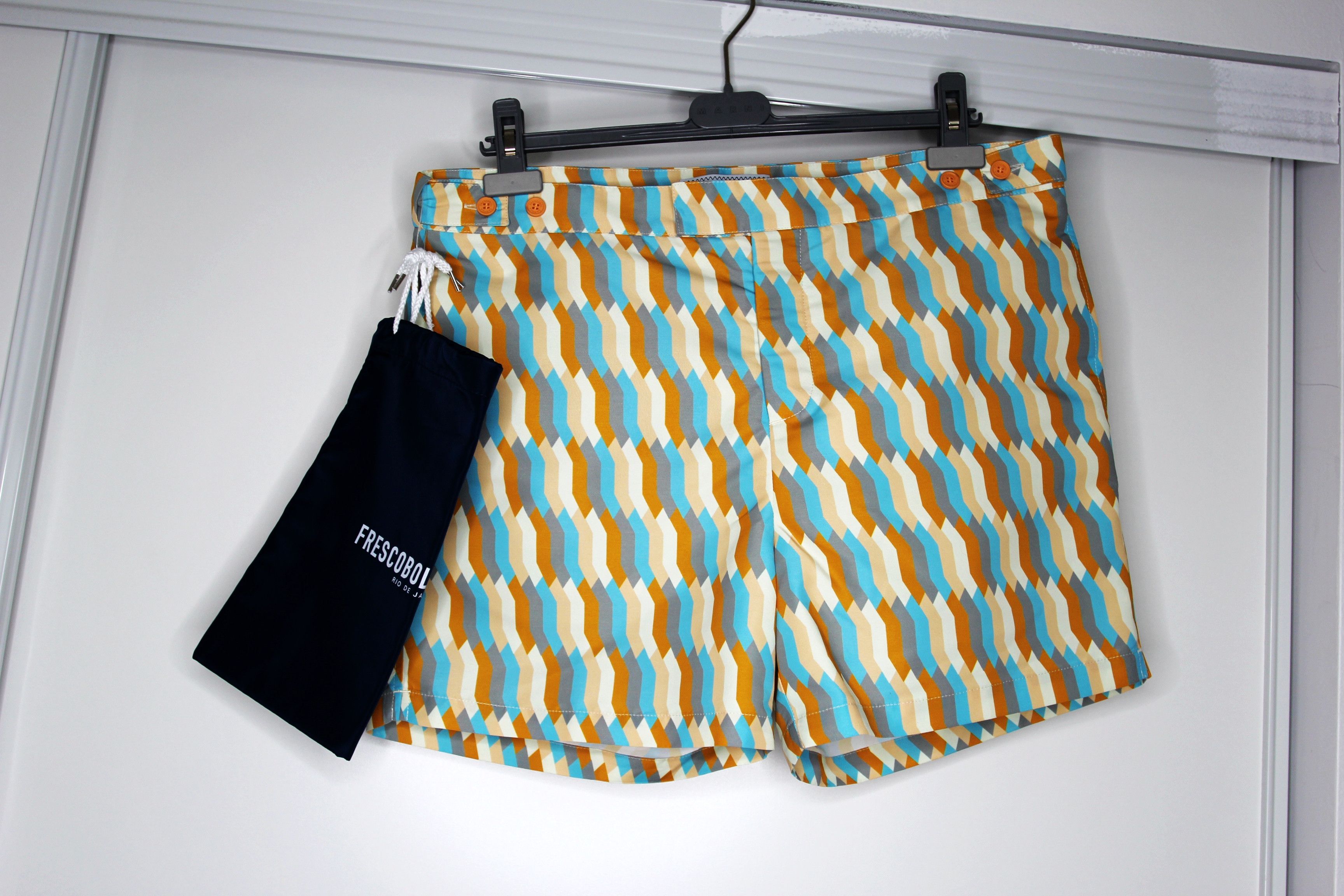 Frescobol Carioca BNWT SS20 FRESCOBOL CARIOCA MOSAIQUE PRINT SWIM SHORTS 34 Size US 34 / EU 50 - 2 Thumbnail